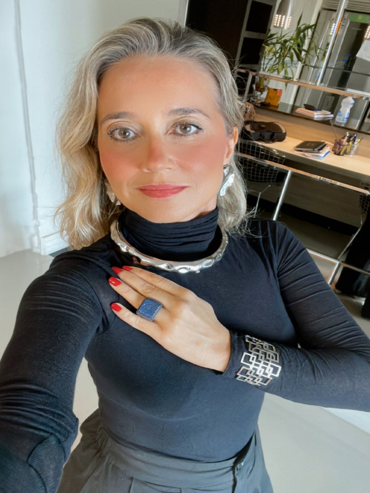 Colar Choker com Zircônias