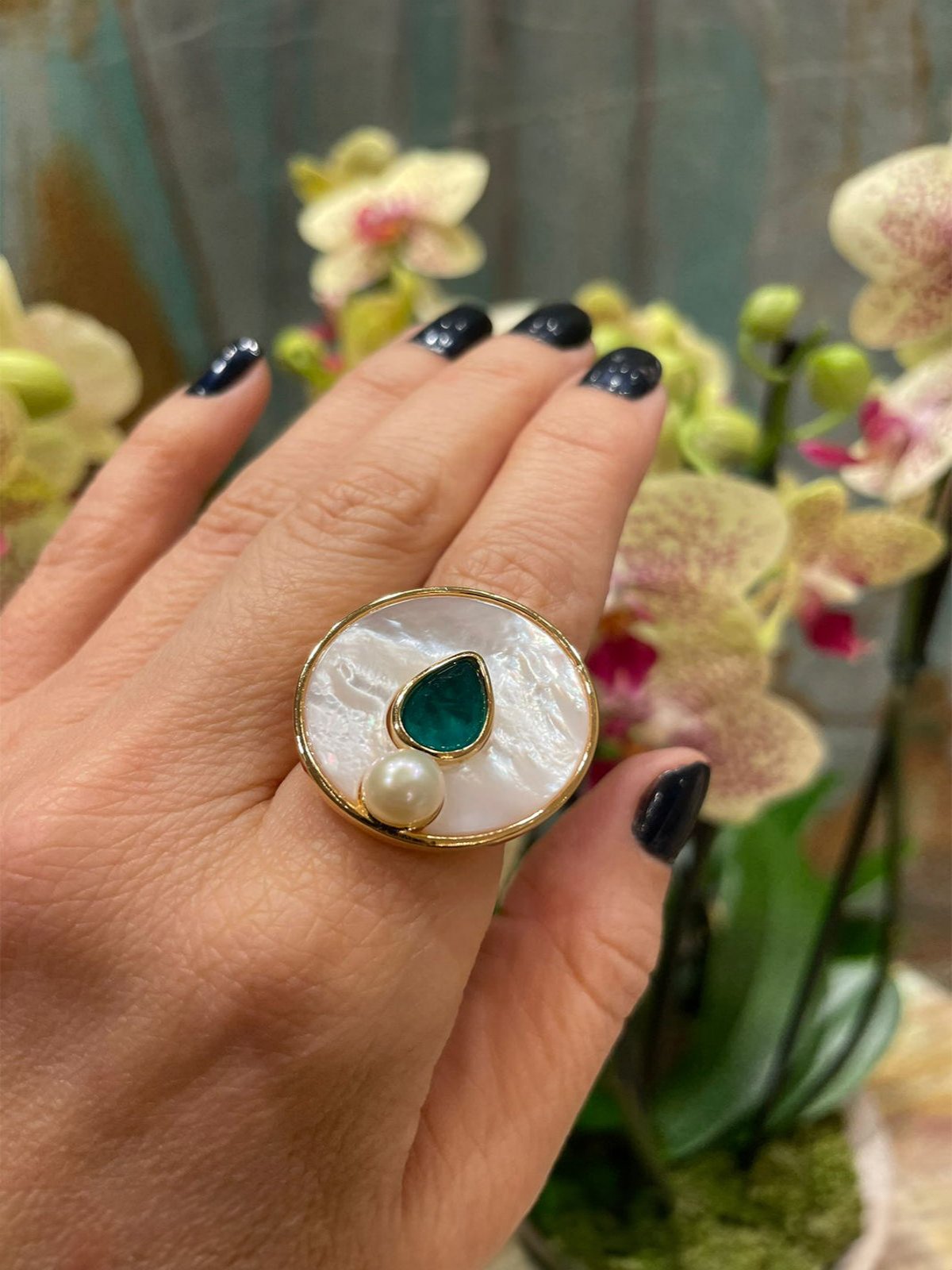 Anel Madrepérola