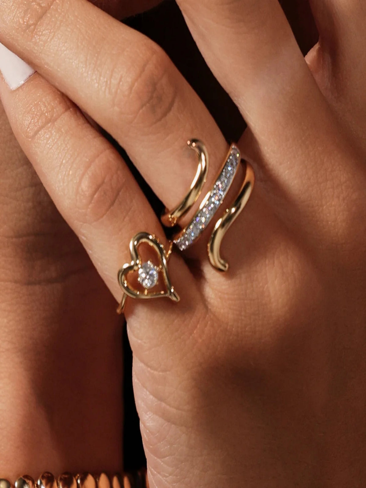 Anel Heart Glam Moissanite 0.3 ct