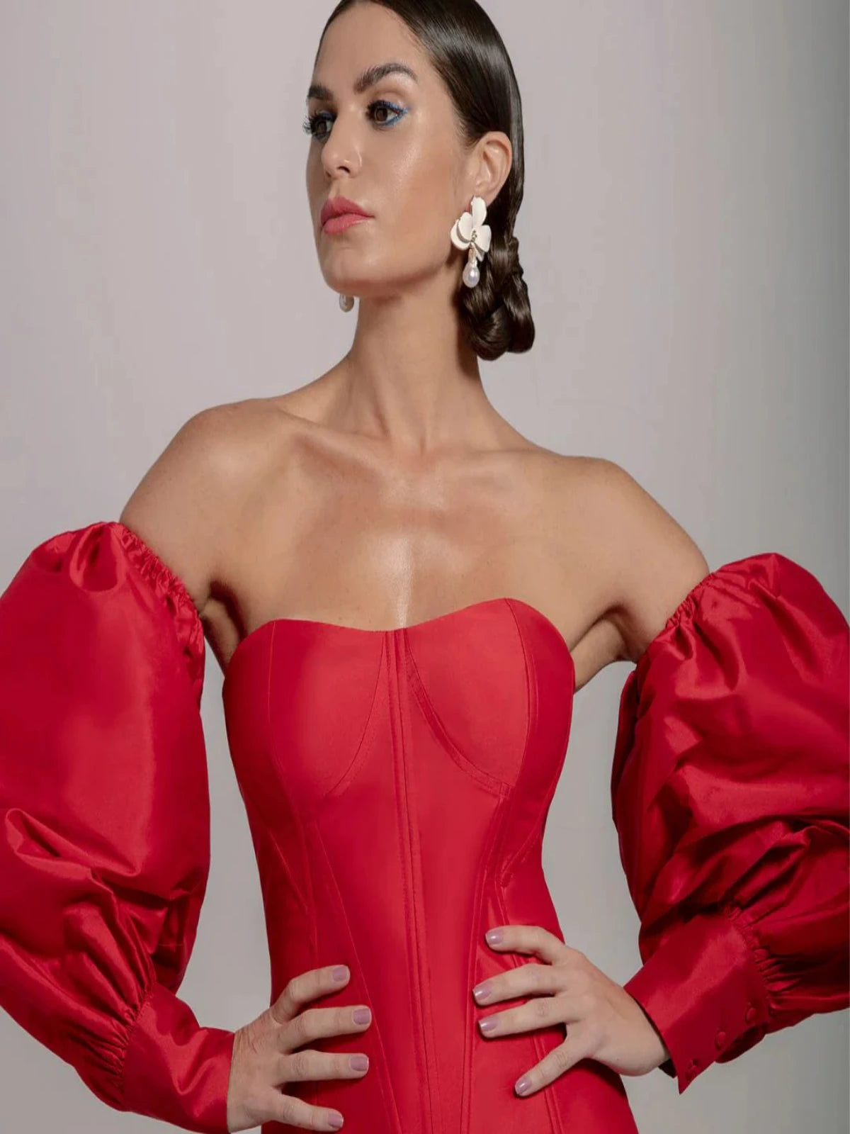 Brinco Orquídea Pérola Barroca