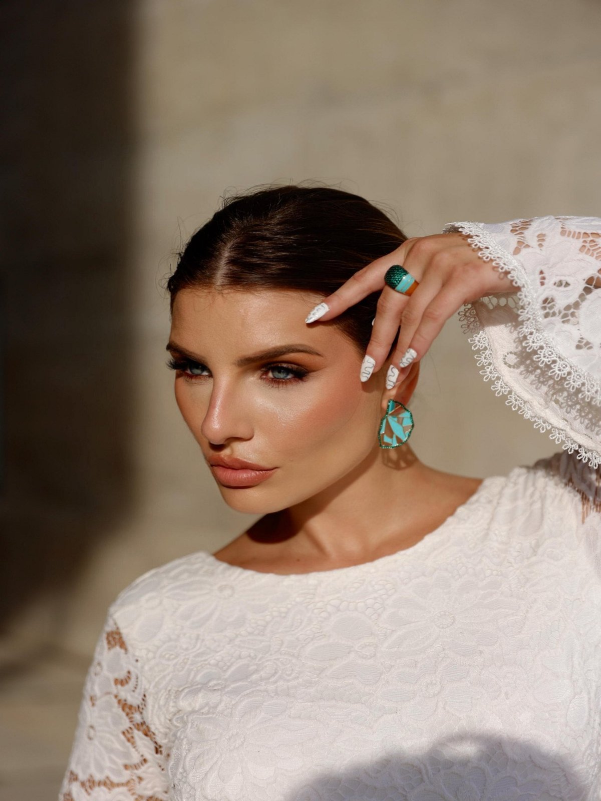 Anel Emerald Ajustável