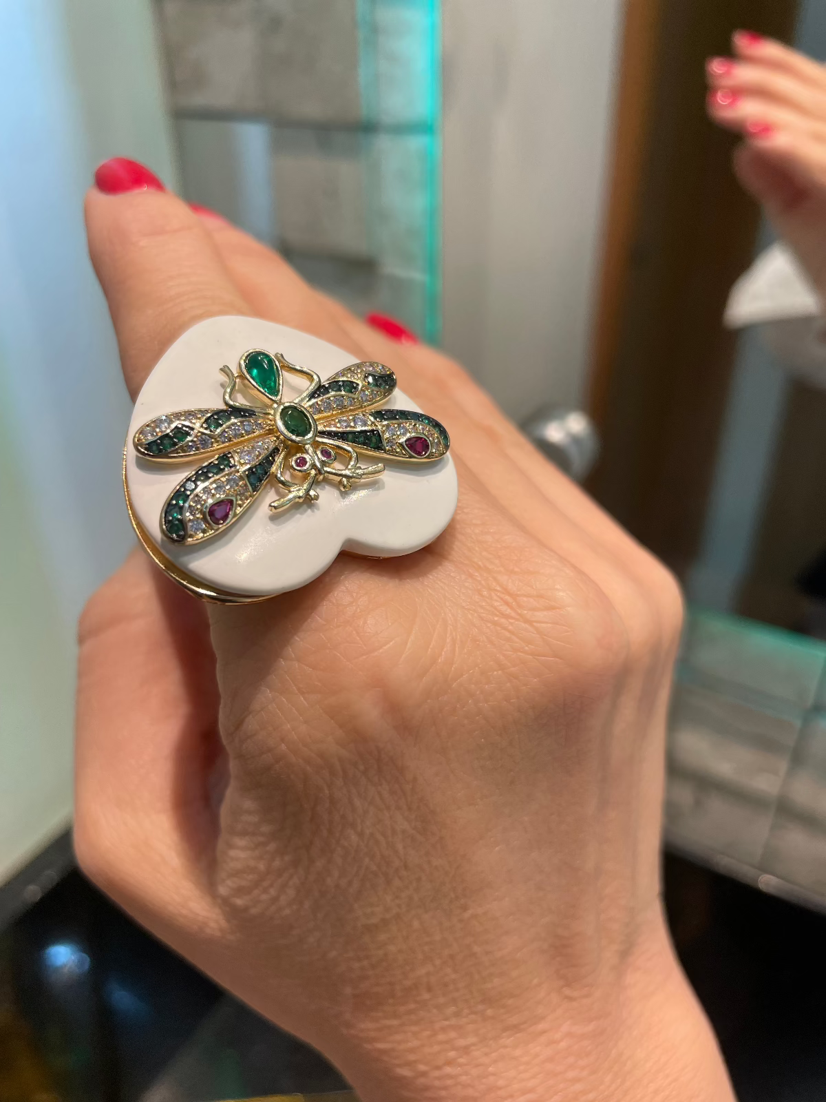 Anel Libélula Ajustável