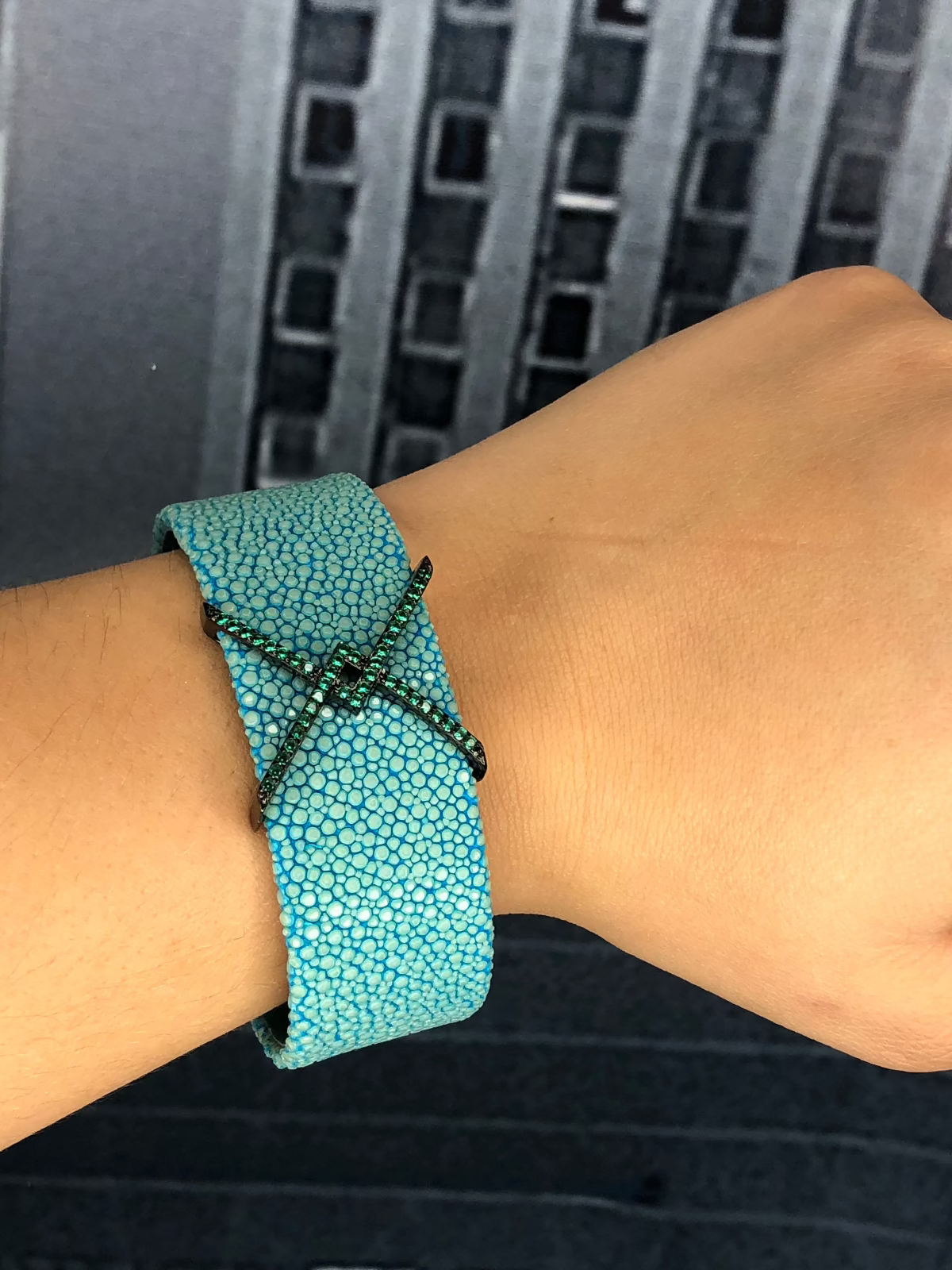 Bracelete Galuchat Texas