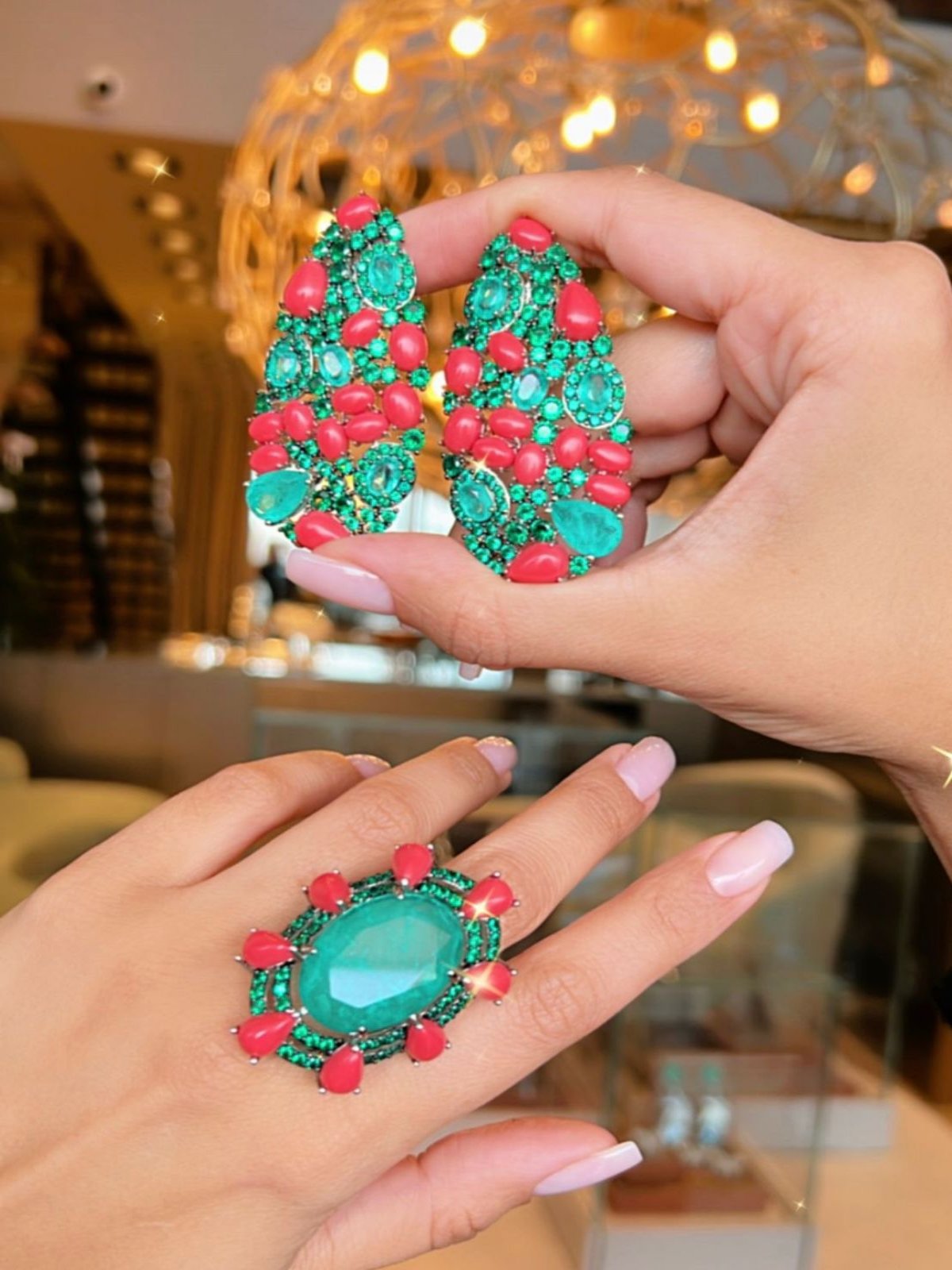Turquoise Fusion Earring