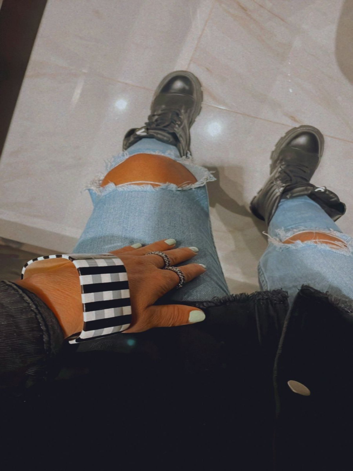 Horn Vintage Chess Bracelet