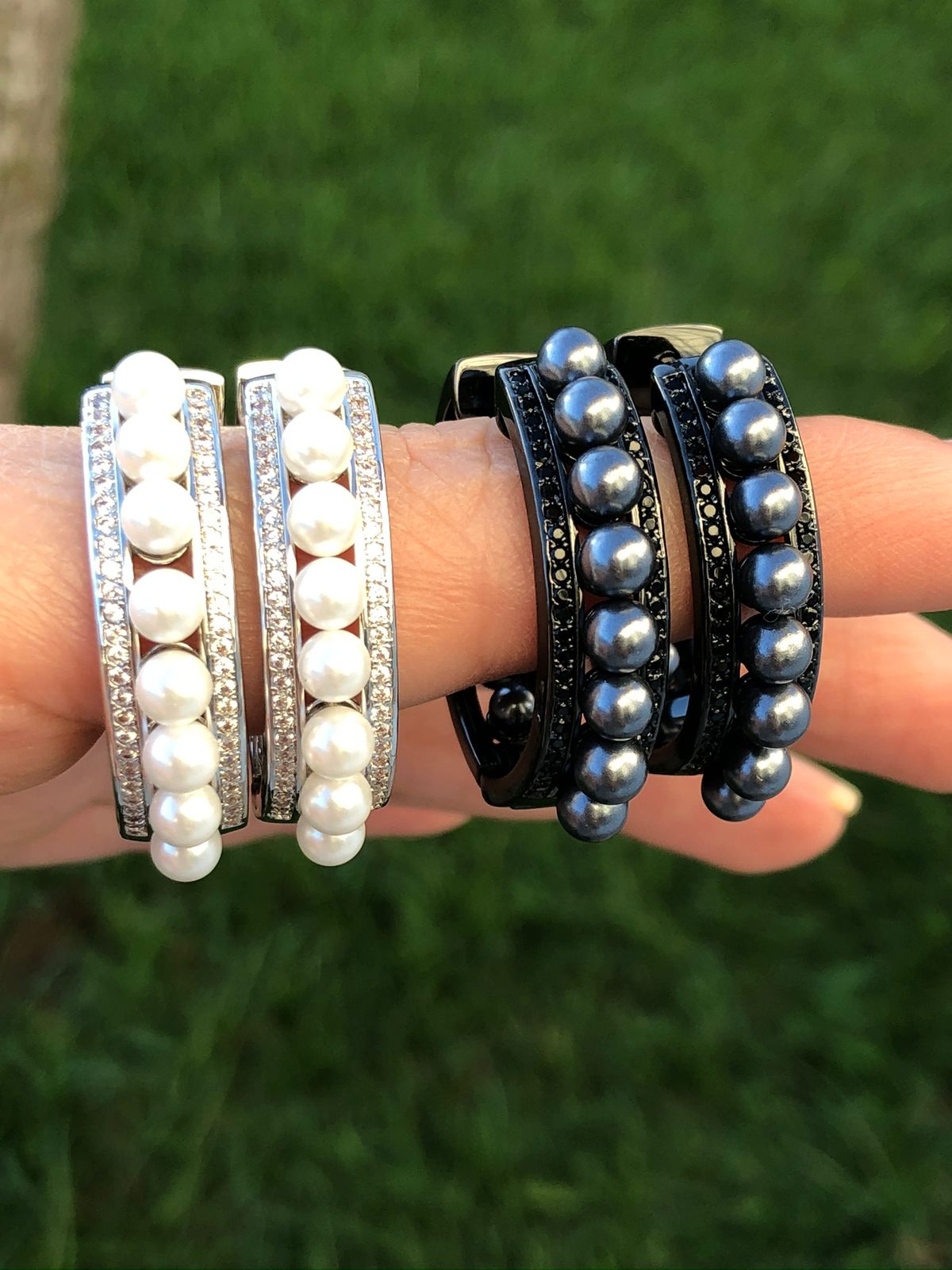 Brinco Argola Pérola