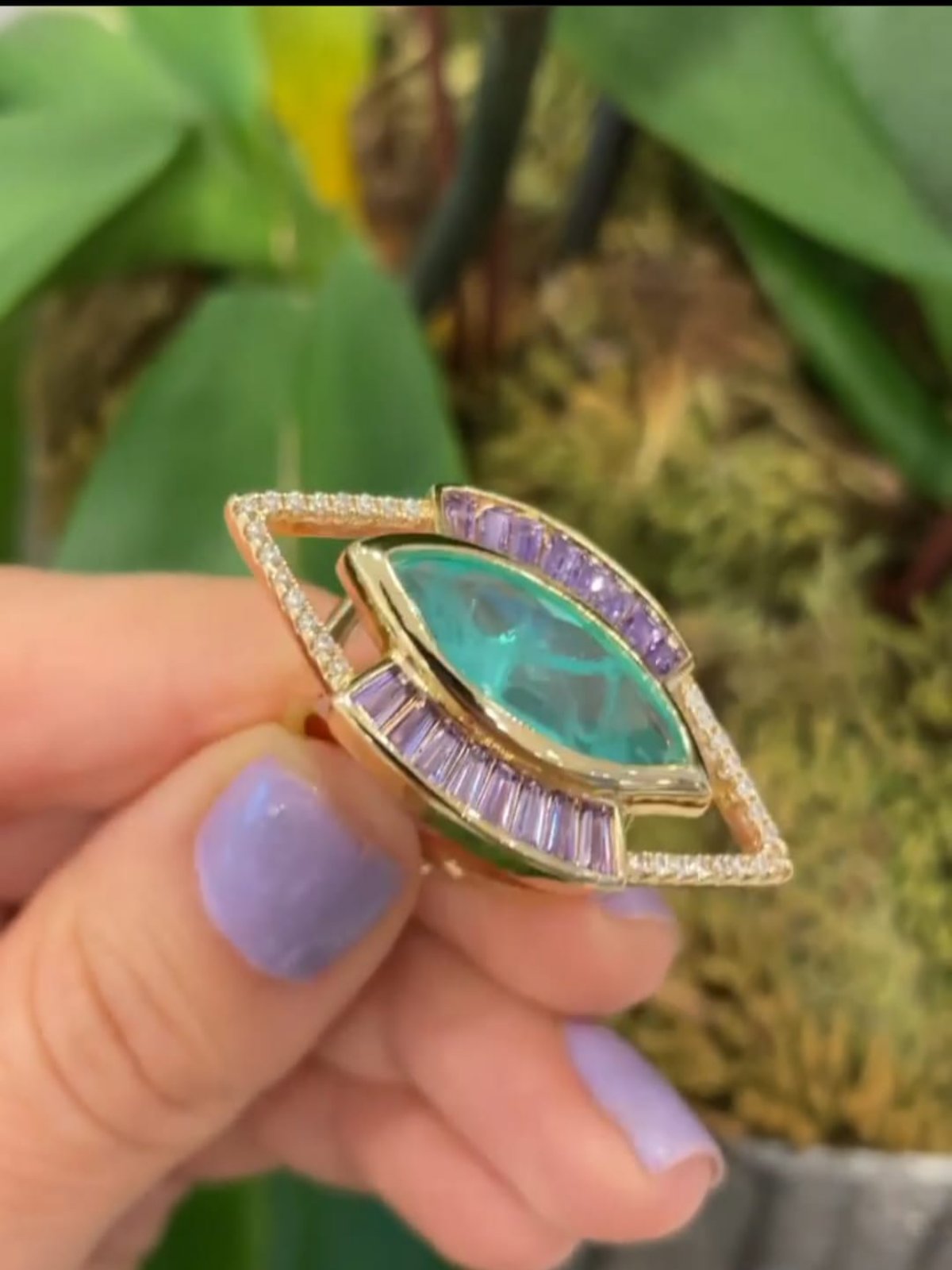 Greek Eye Ring