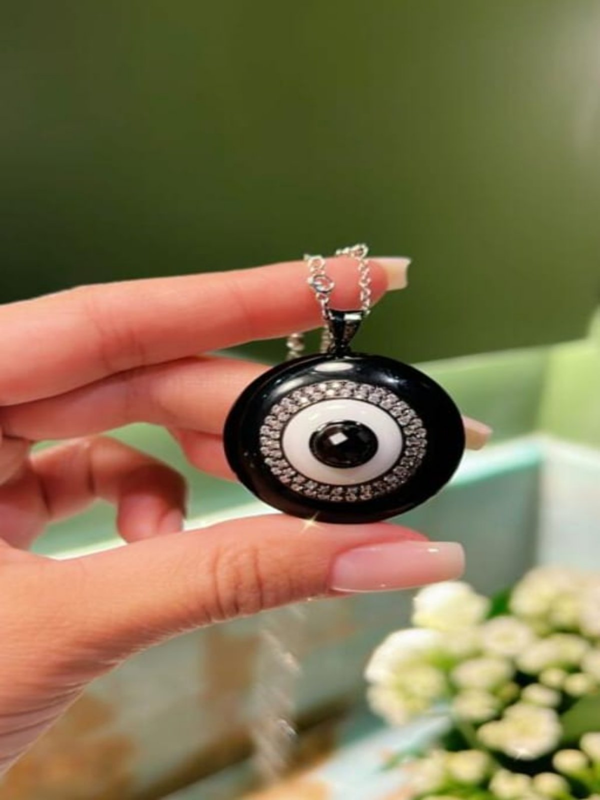 Colar Olho Grego Black