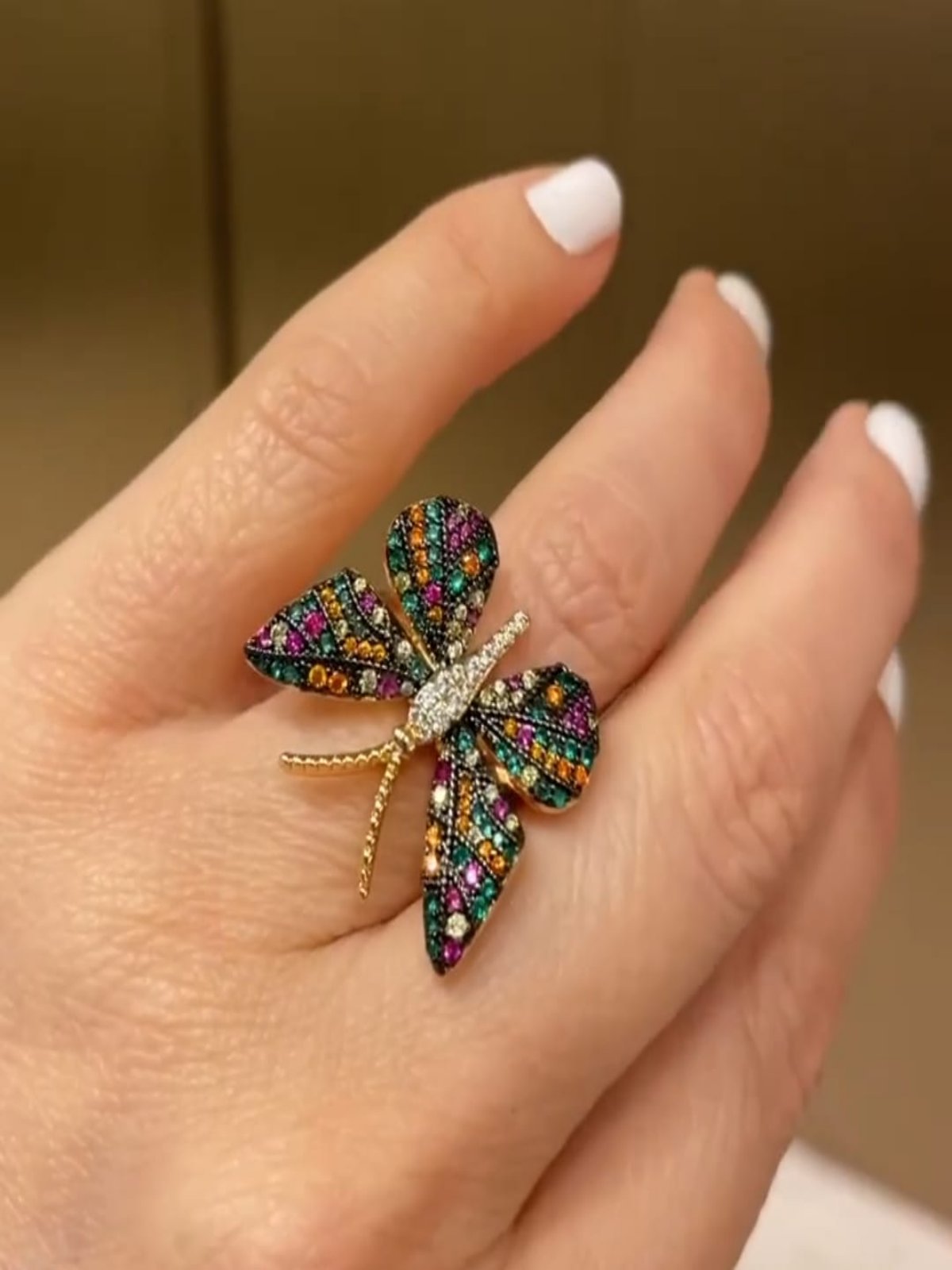 Anel Butterfly Ajustável