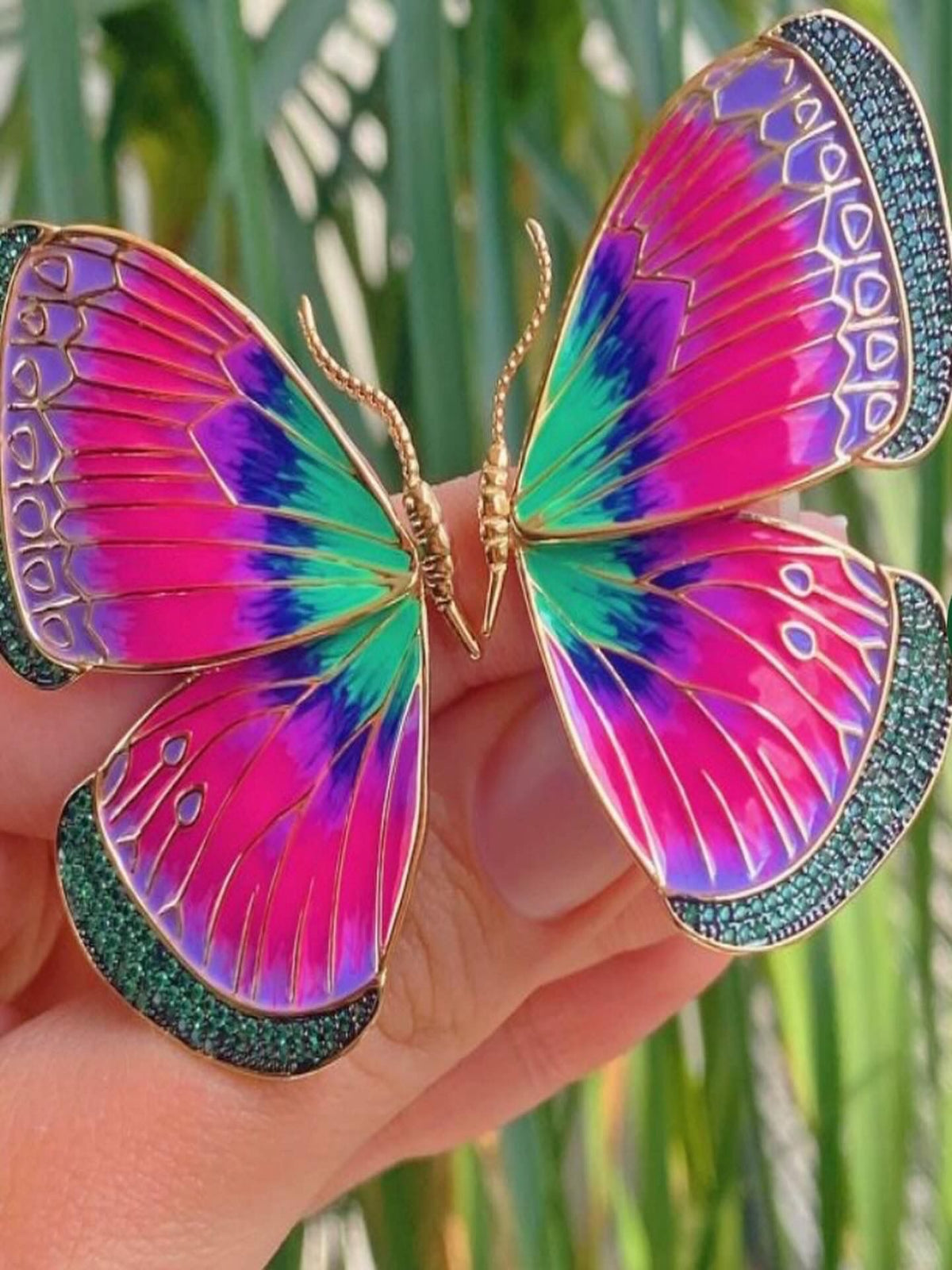 Brinco Asas De Borboletas