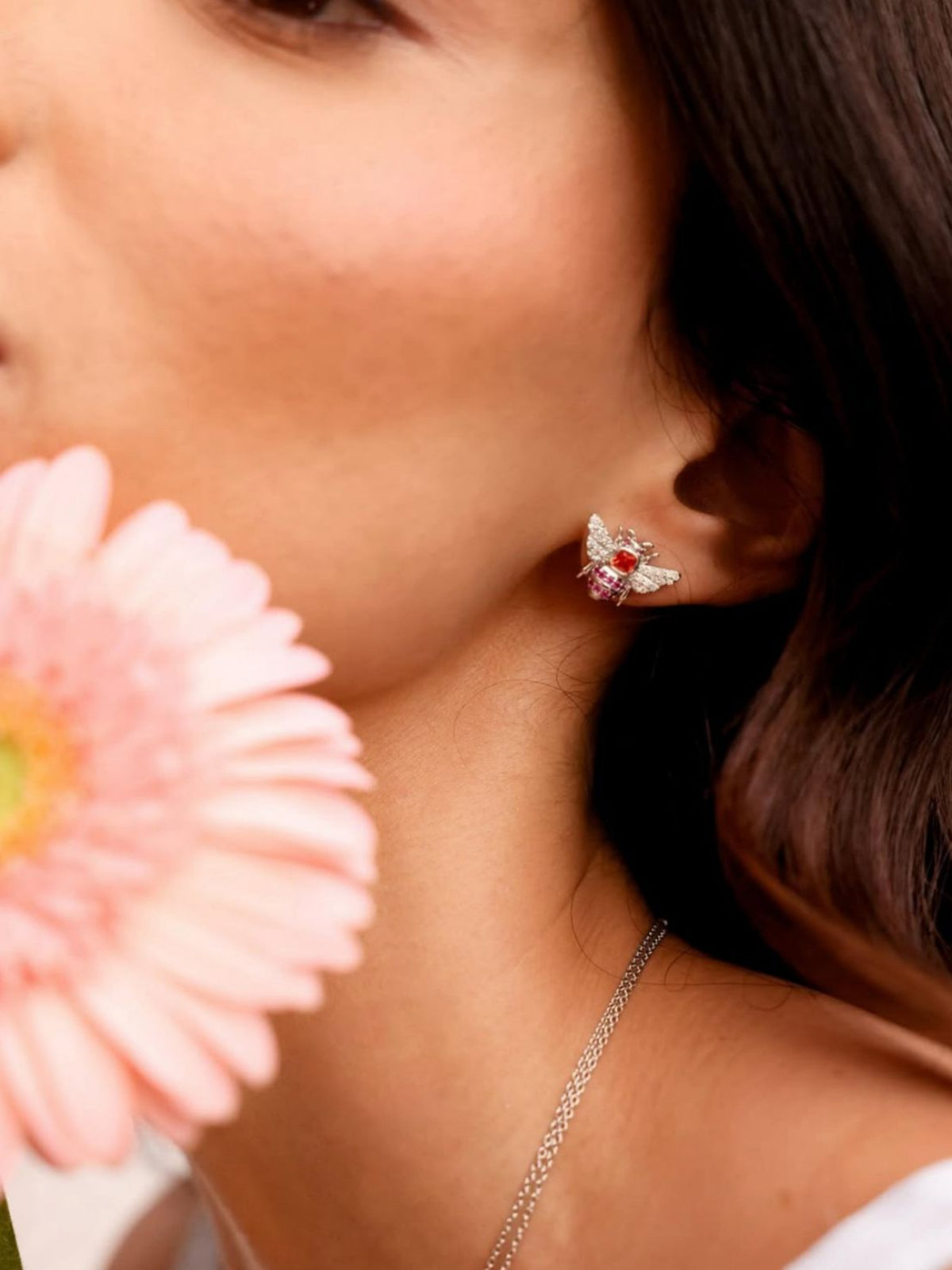 Brinco Wasp Prata 925