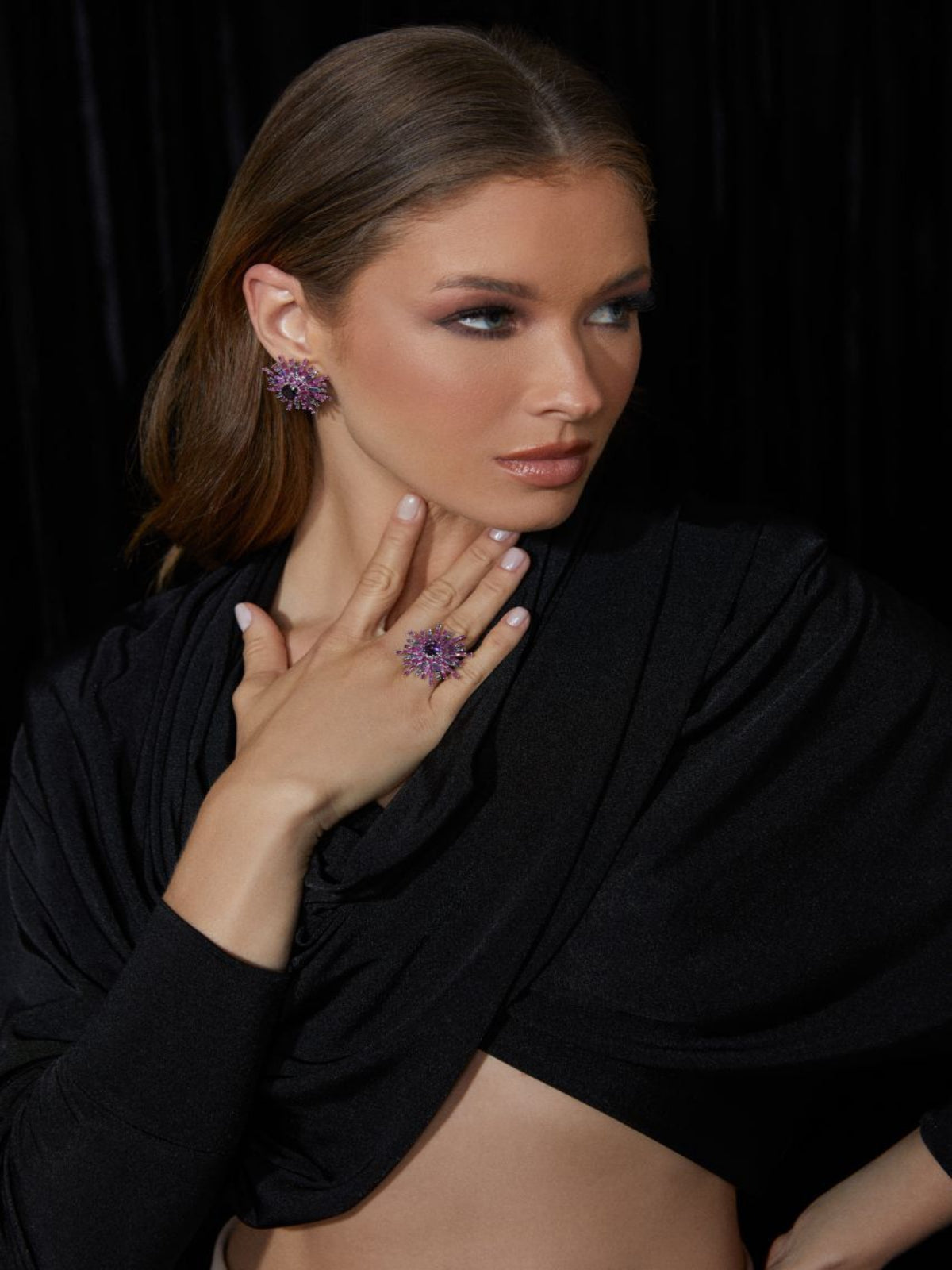 Anel Soleil Pink Ajustável