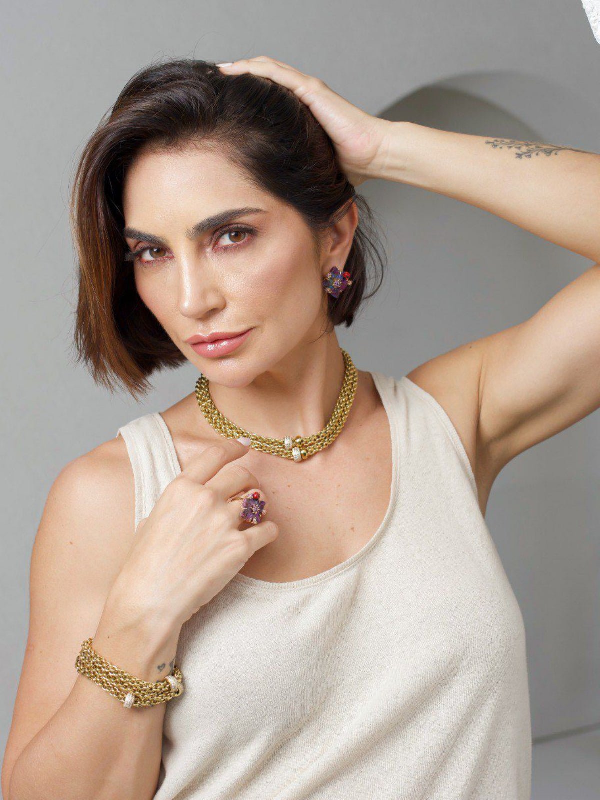 Anel Joaninha Ajustável