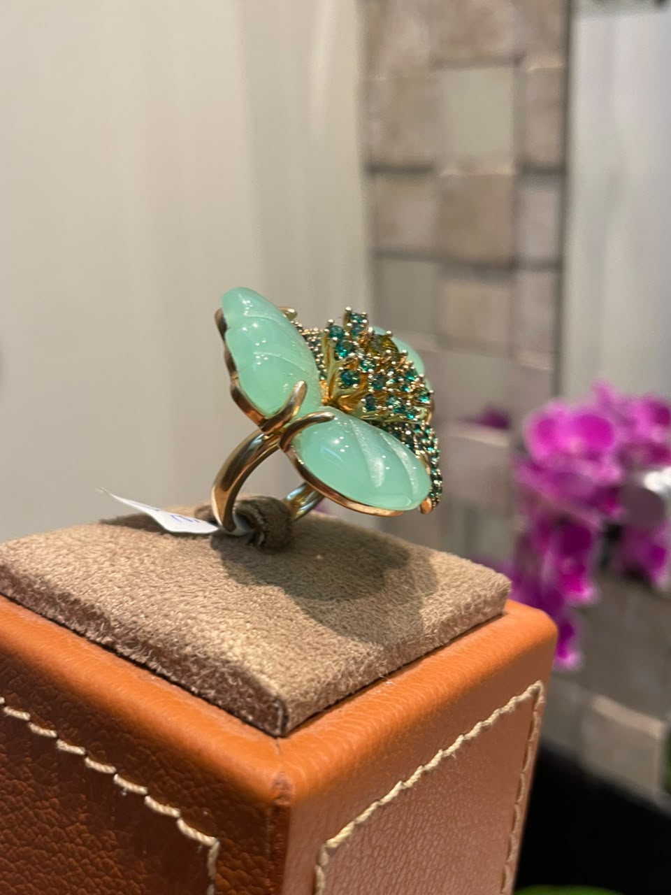 Anel Flor Celeste - Aro 16