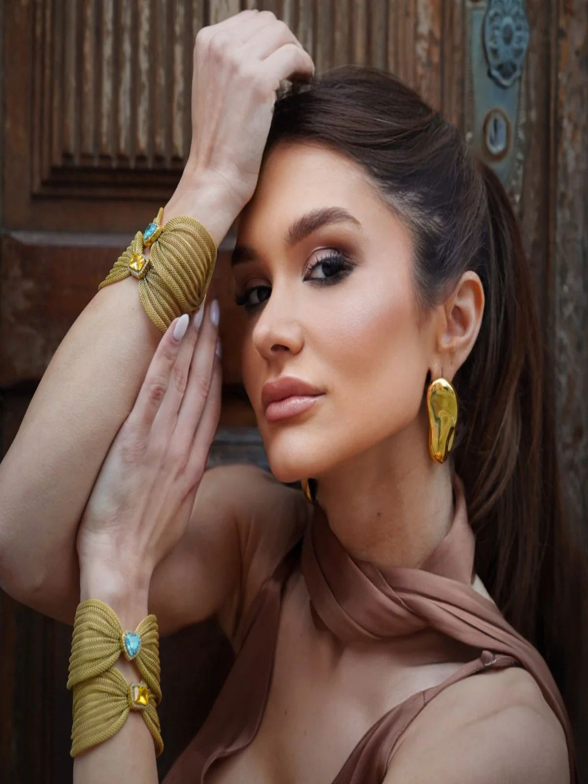 Bracelete Malha Laço