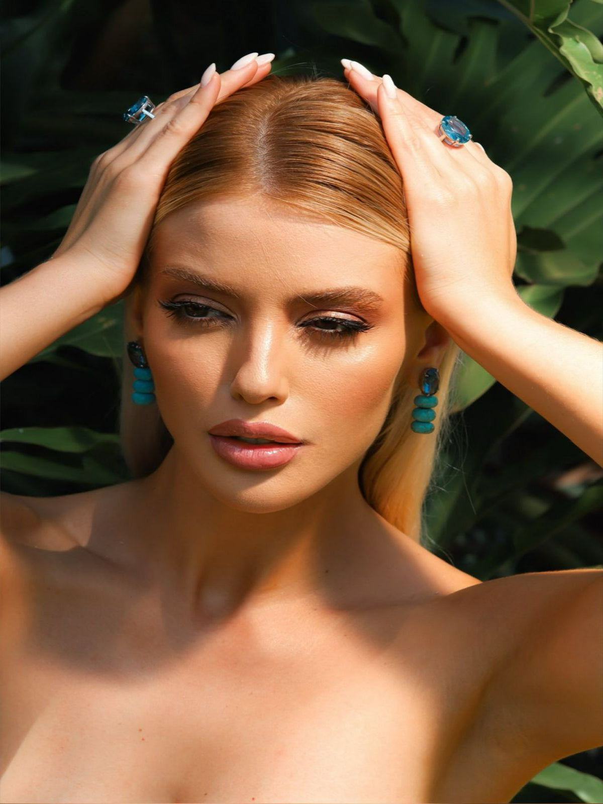 Brinco Pedras Naturais