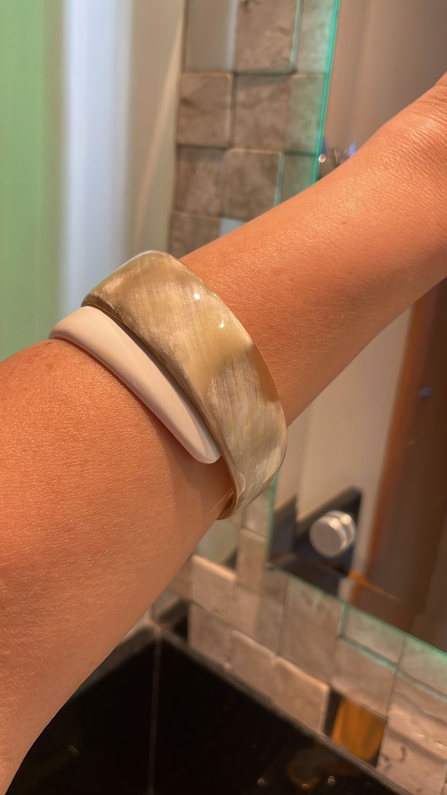 Bracelete Horn Vintage Snake