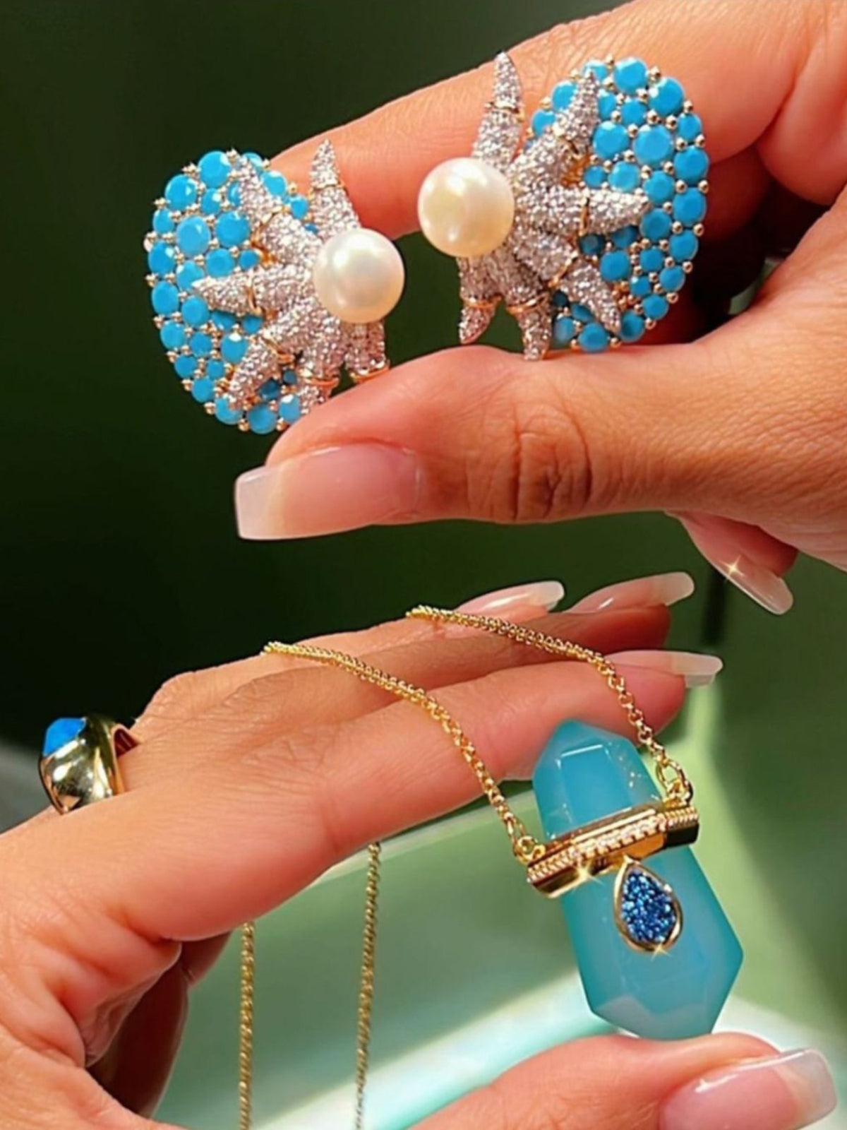 Brinco Concha Pérola Shell