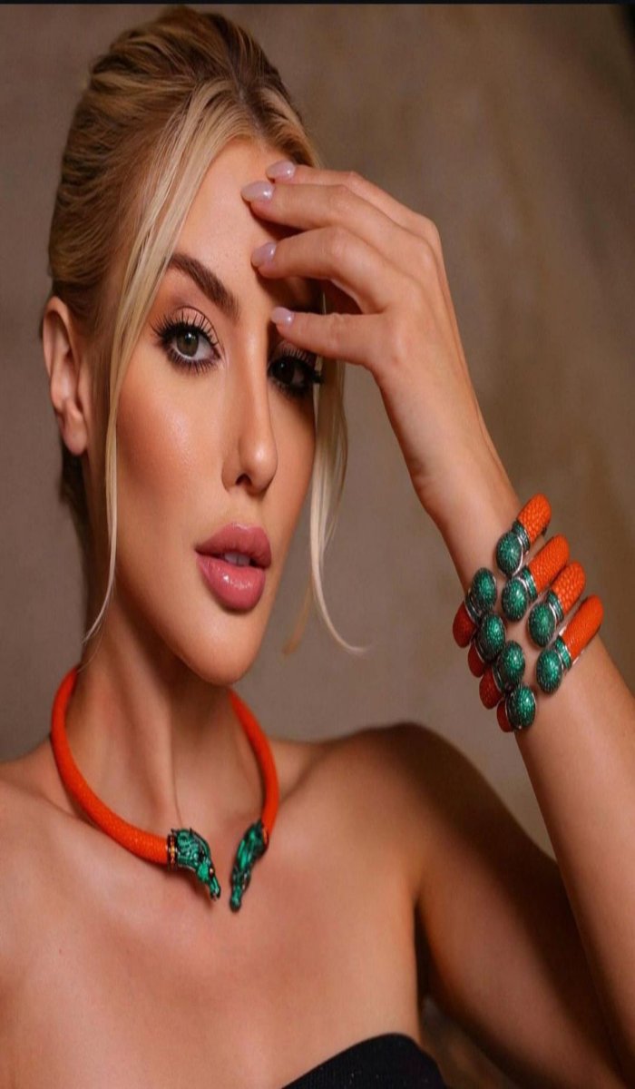 Colar Choker Galuchat Cheval