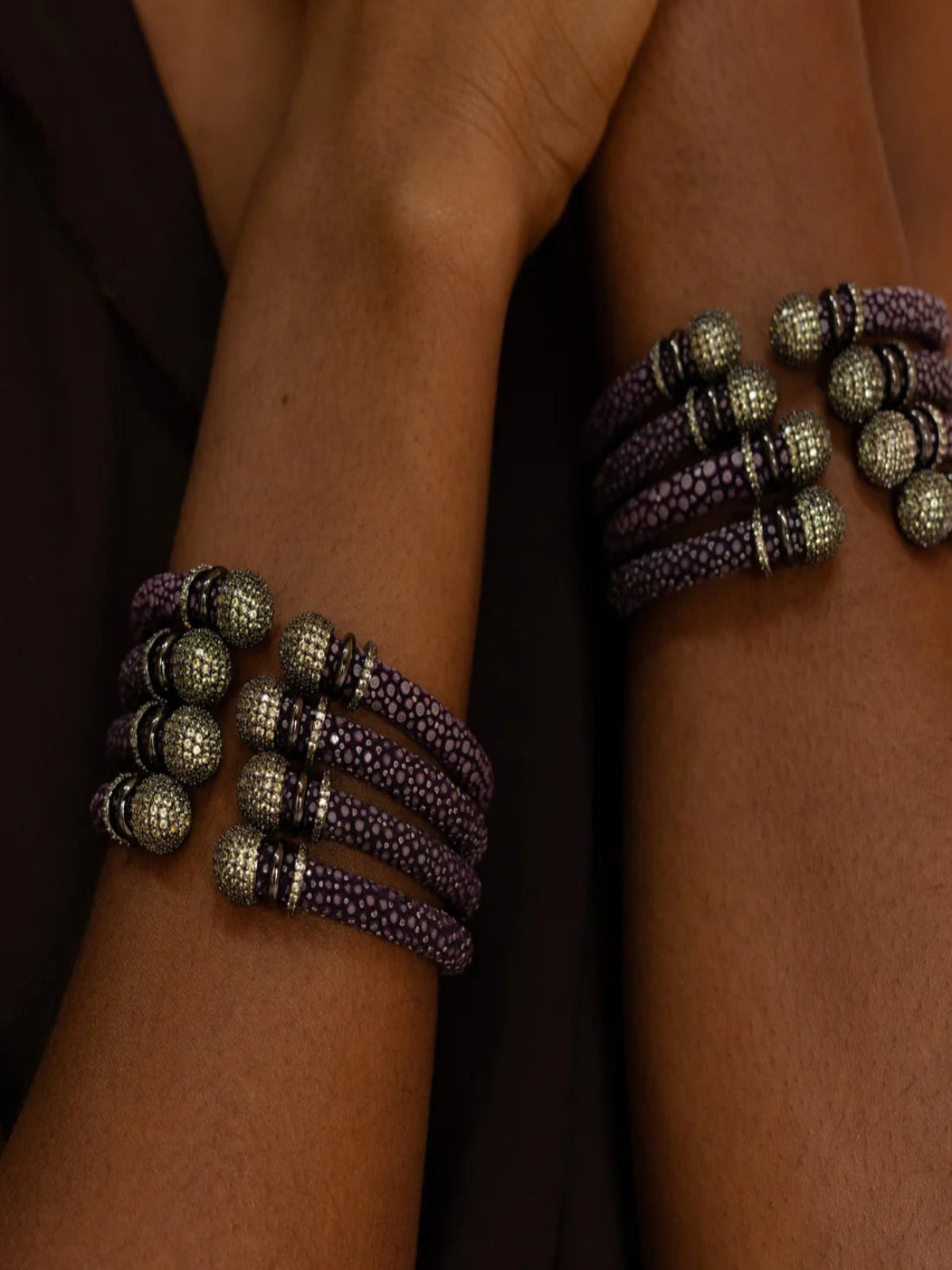 Bracelete Galuchat Sun Uva