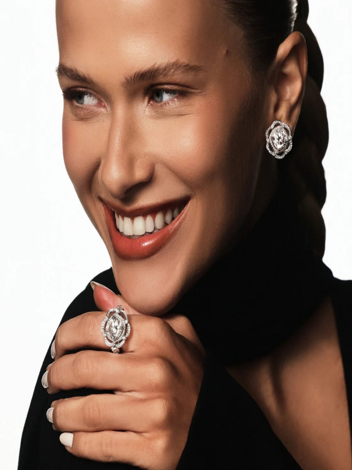 Anel Princesa Glam Moissanite 6.1 ct Aro 14