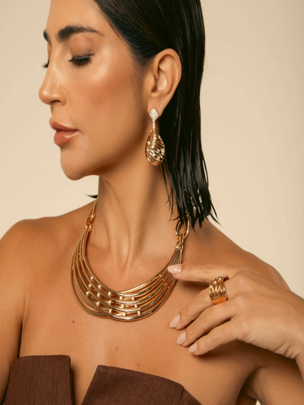 Colar Choker Caminhos