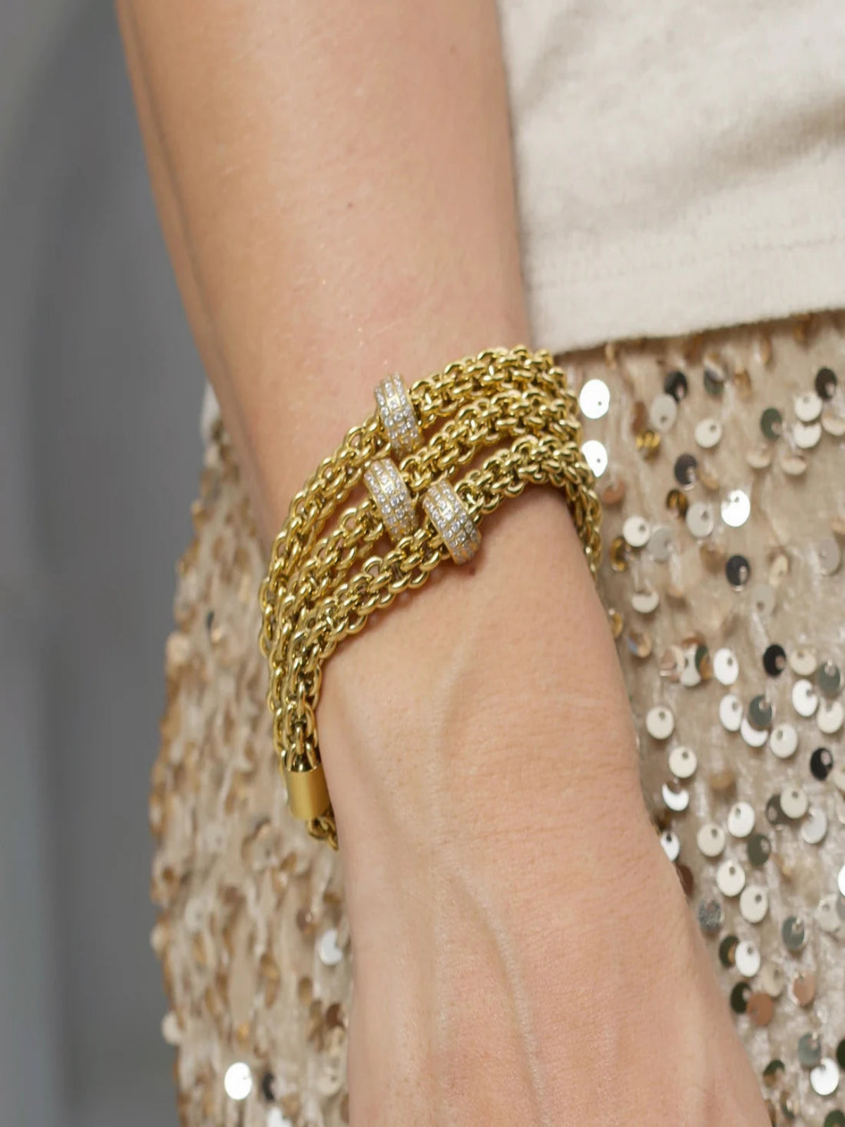 Pulseira Entrelaços Ouro