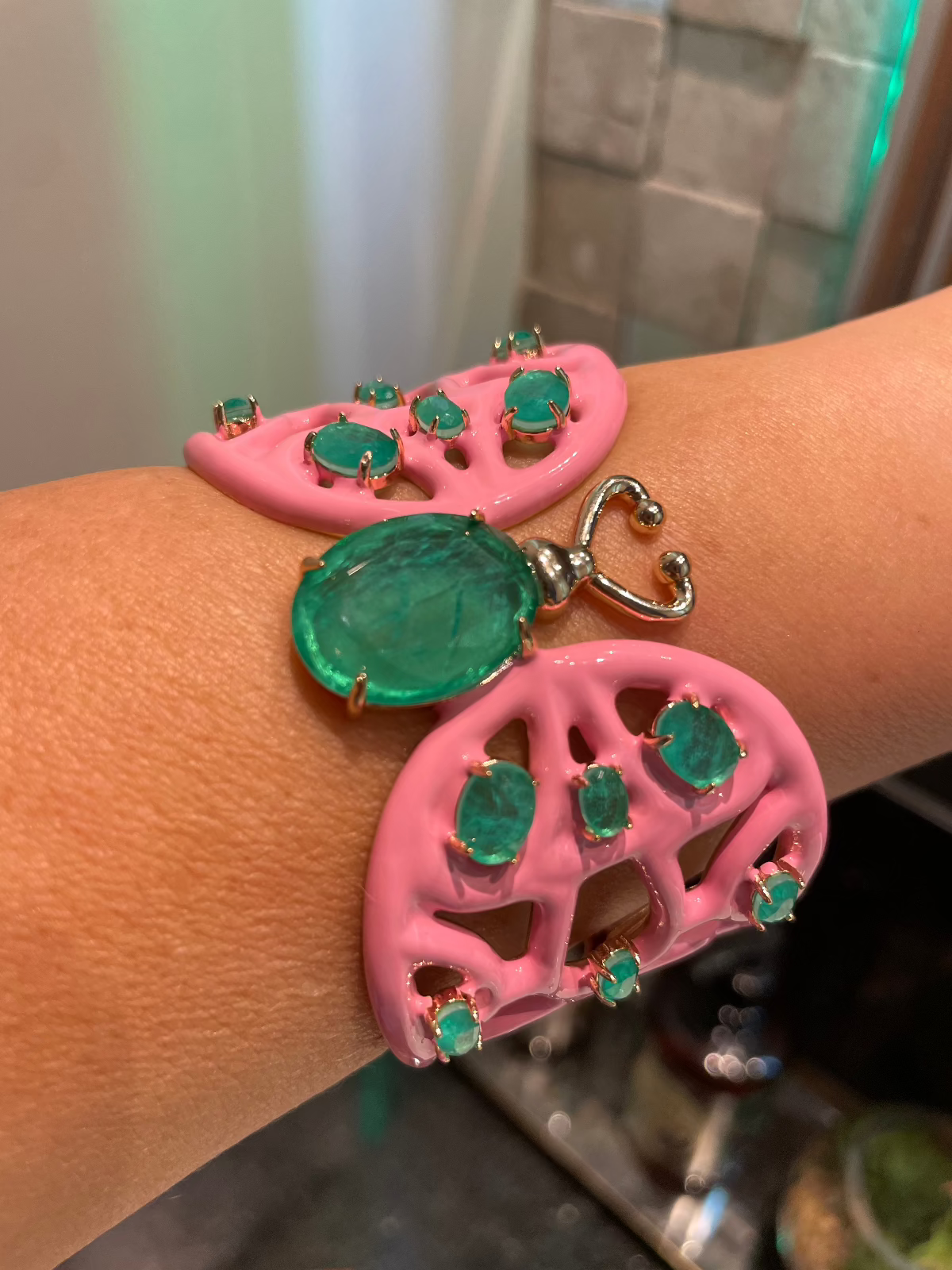 Pulsera de insectos esmaltados