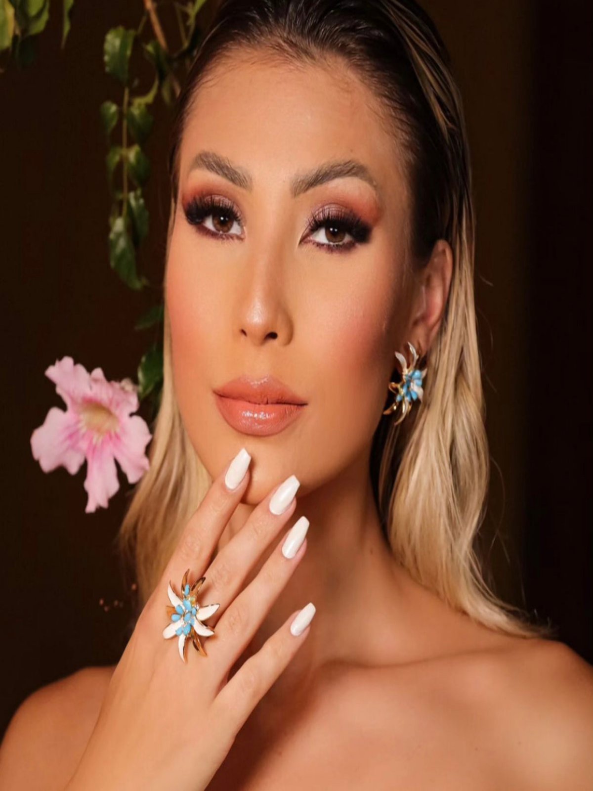 Anel Flor Oasis