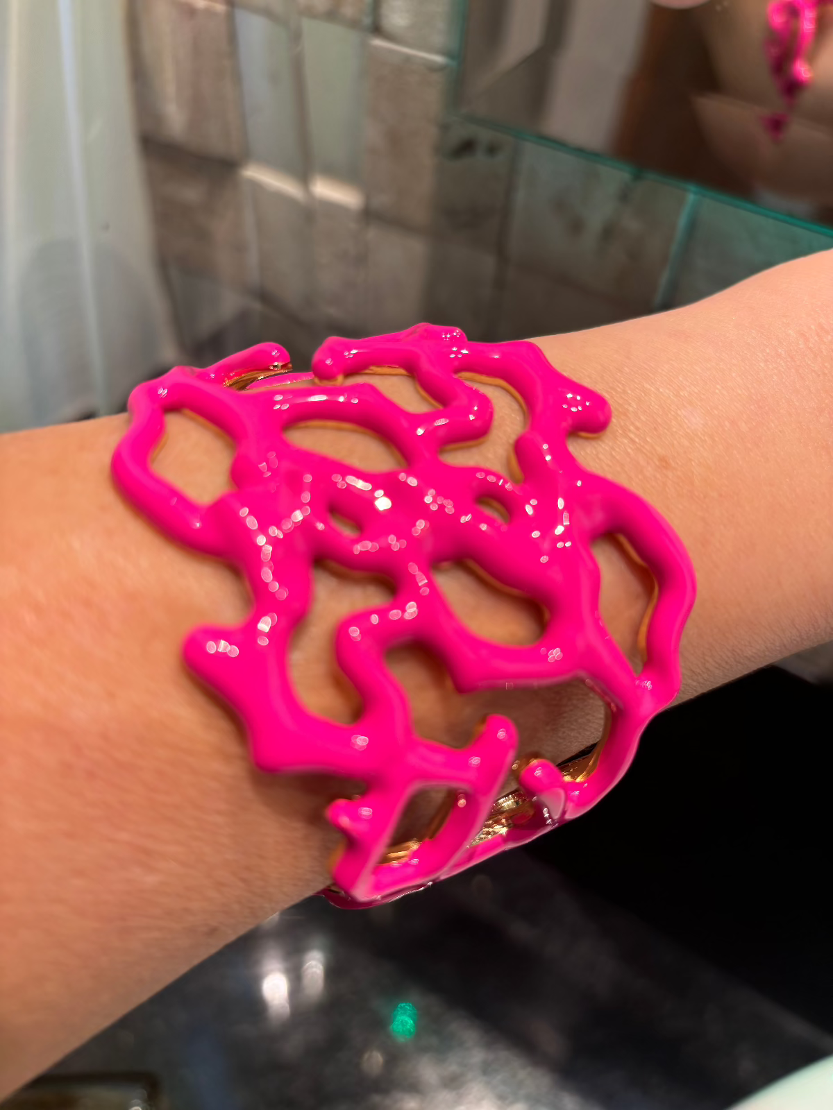 Bracelete Coral Pink