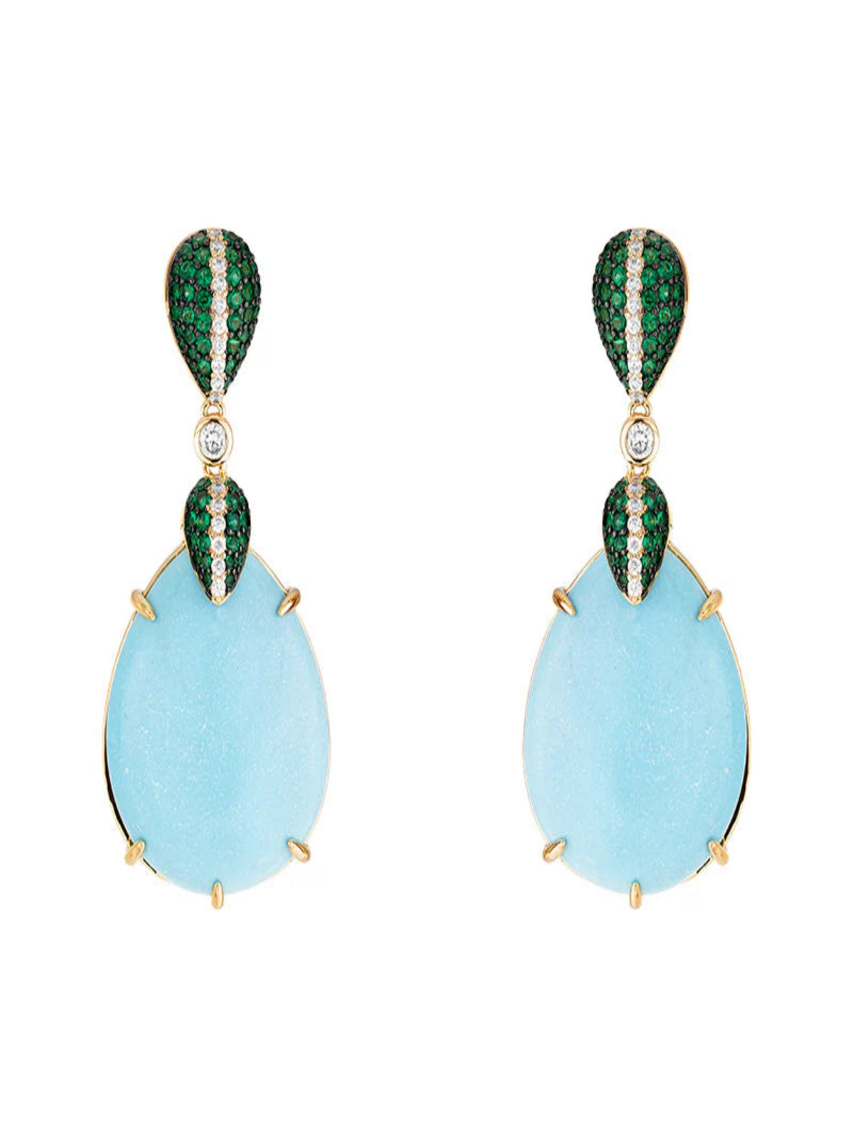 Brinco Passagem Turquesa