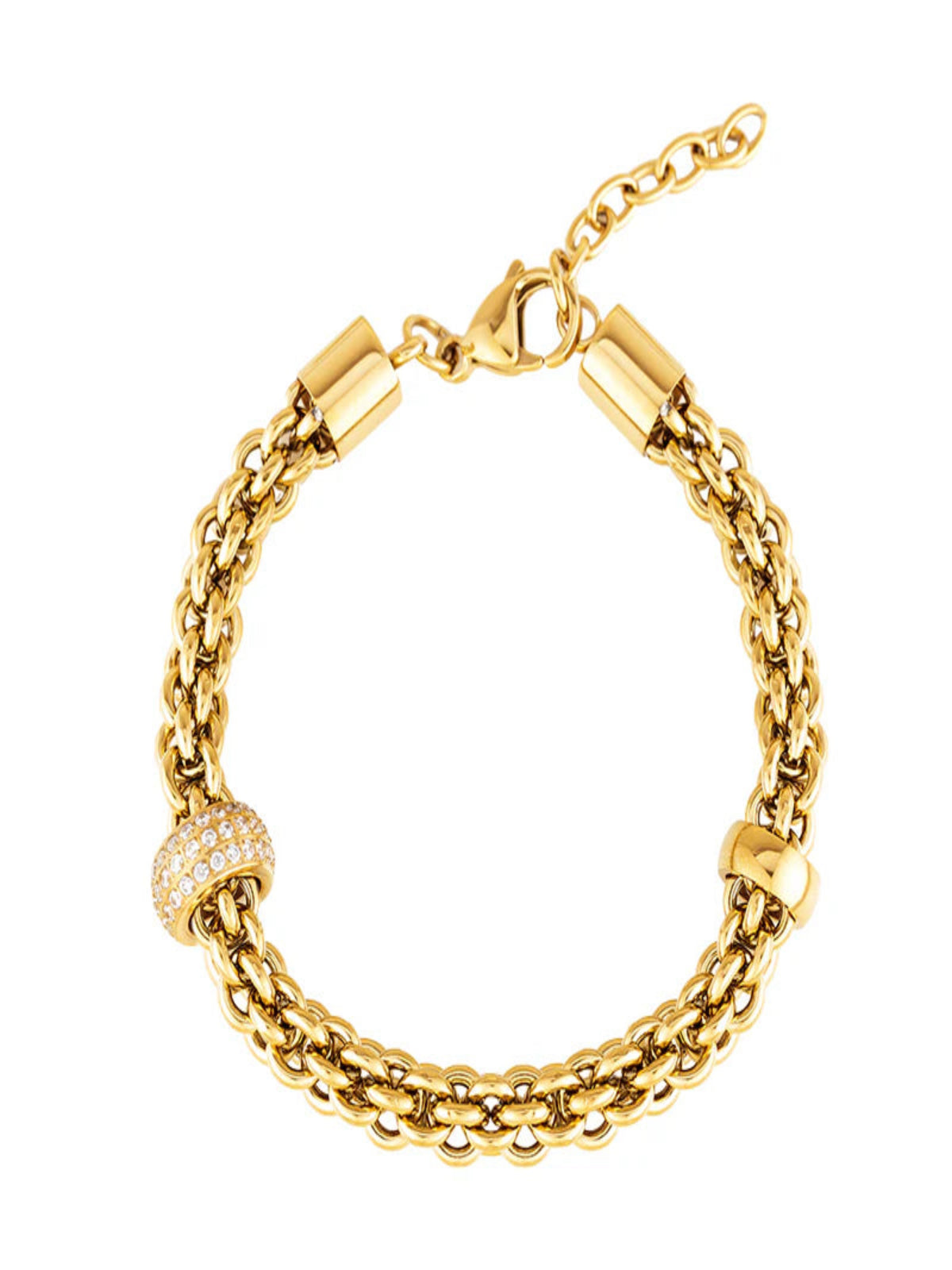 Pulseira Entrelaços Ouro