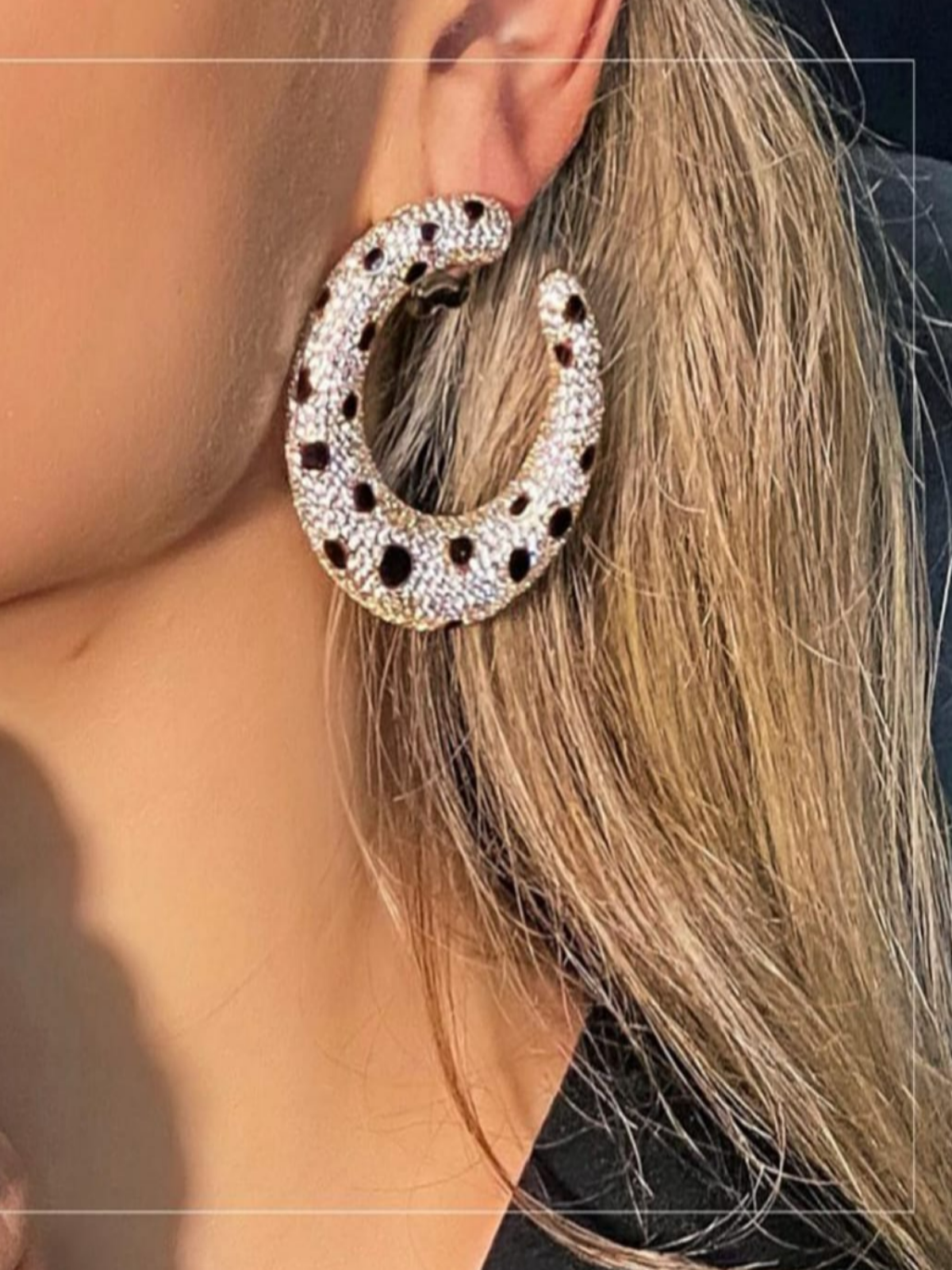 Leopard Earring