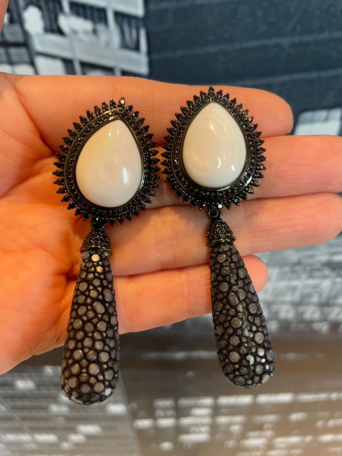 Galuchat London Earring