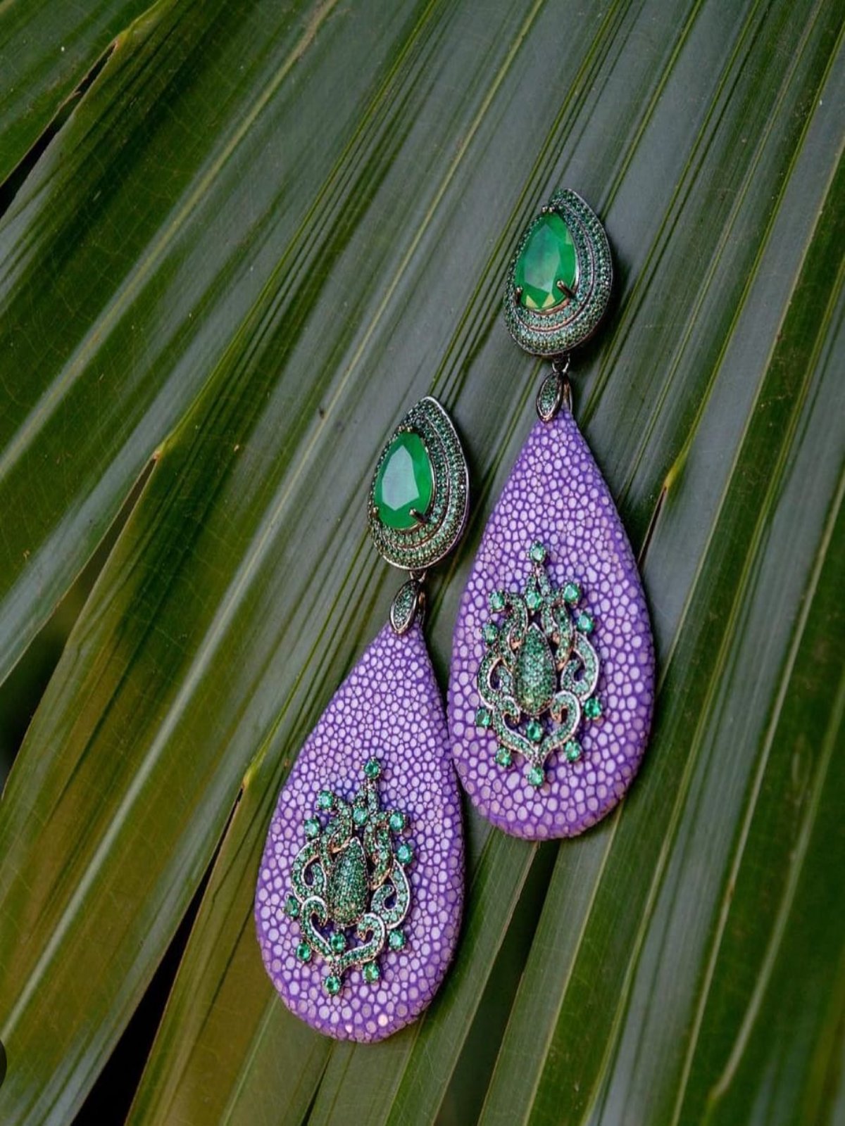 Galuchat Versailles Earring