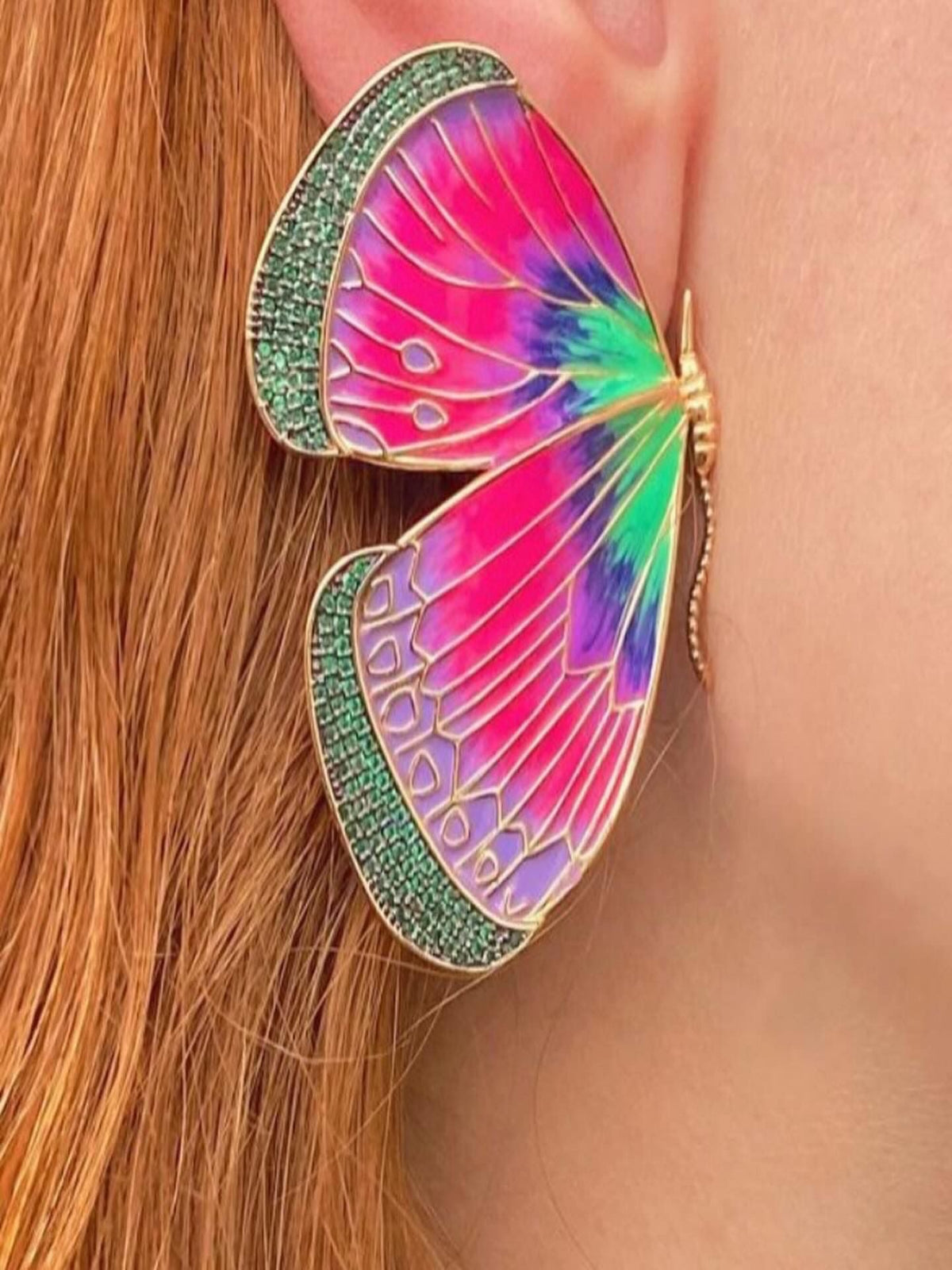 Brinco Asas De Borboletas