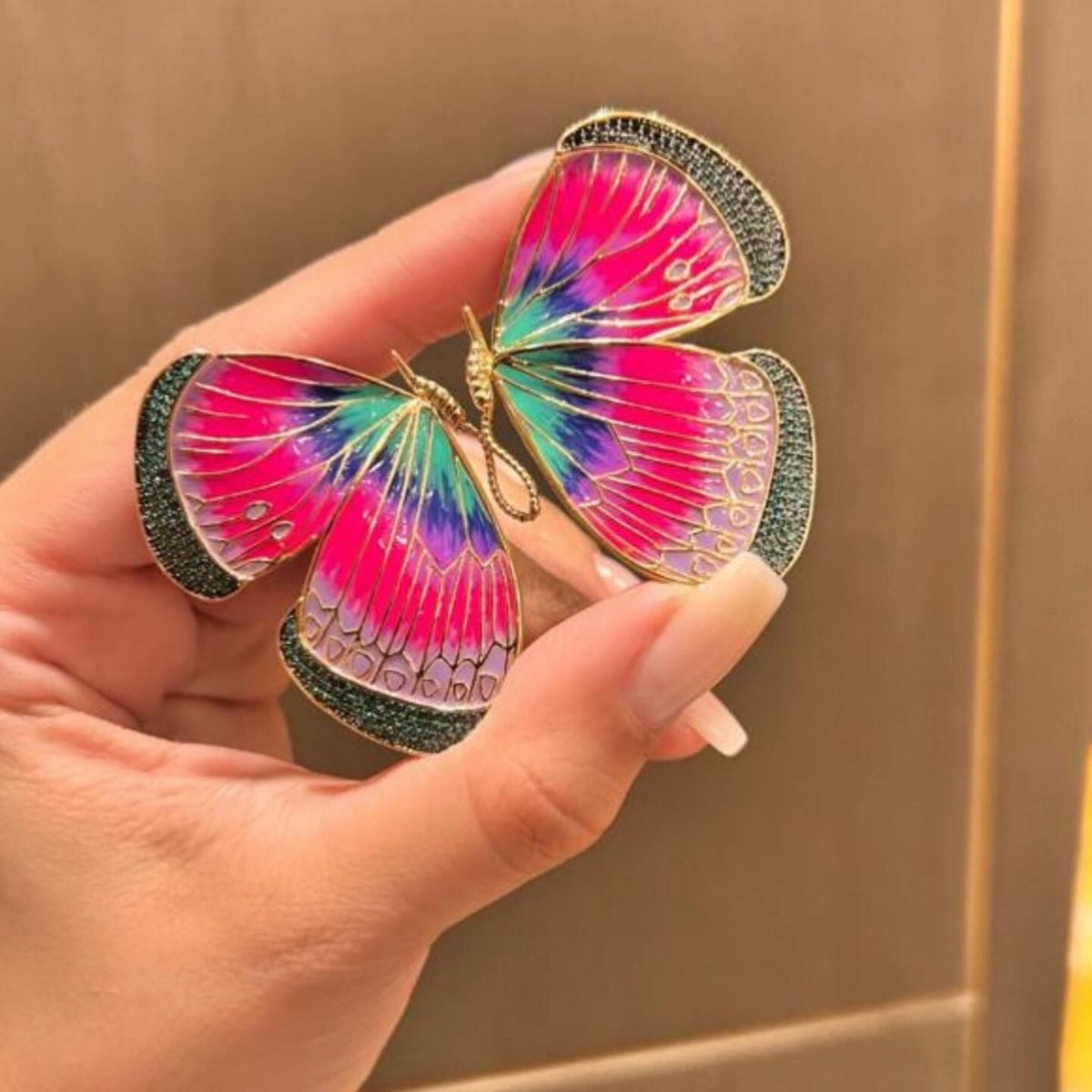 Brinco Asas De Borboletas