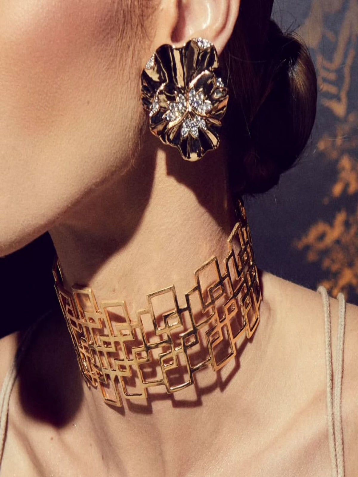 Brinco Flor ZircÔnias