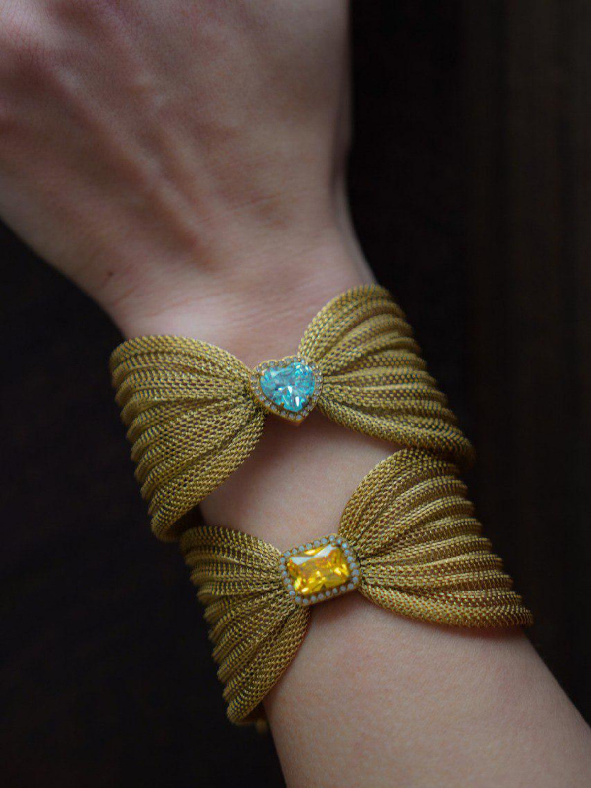 Bracelete Malha Laço