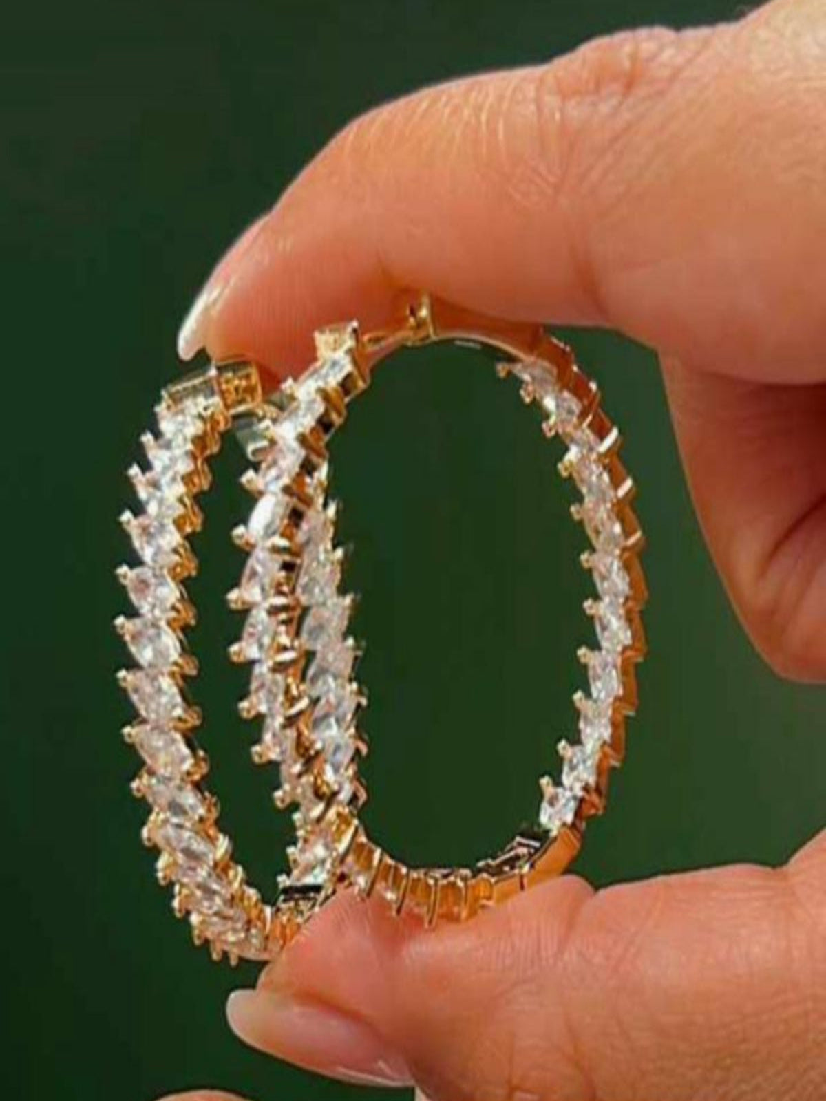 Brinco Argola Navetes