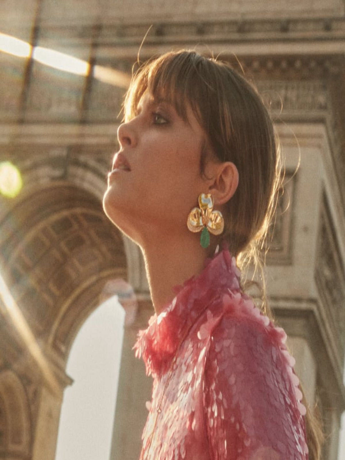 Brinco Orquídea Gold Fusion