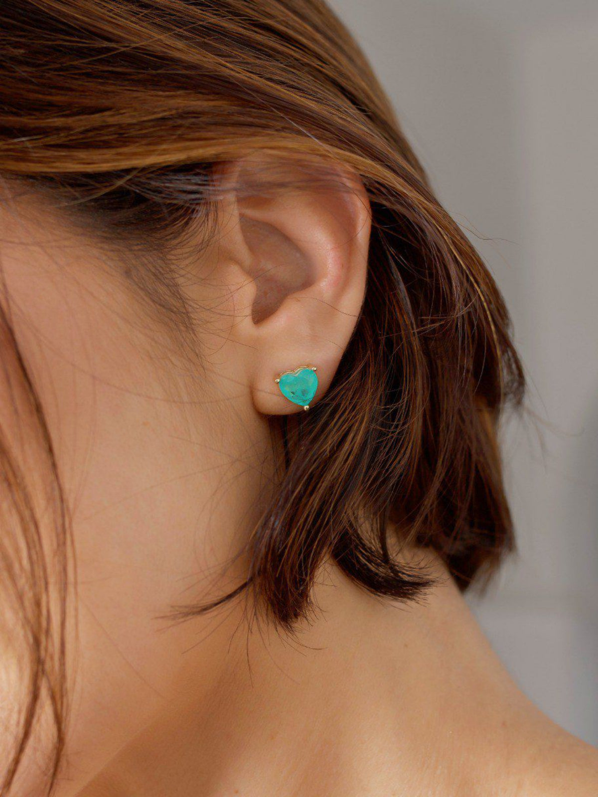 Brinco Coração Fusion