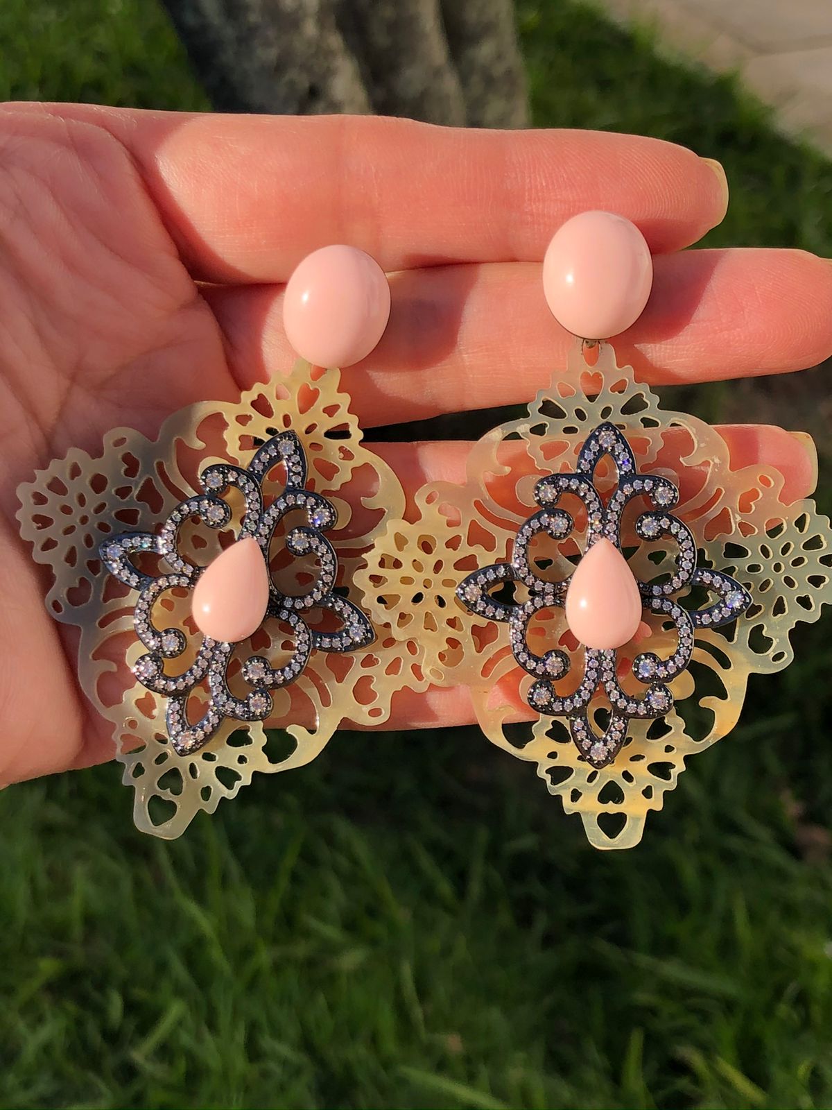 Horn Drop Earring