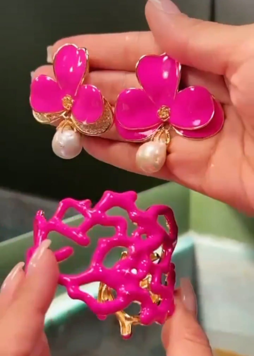 Bracelete Coral Pink