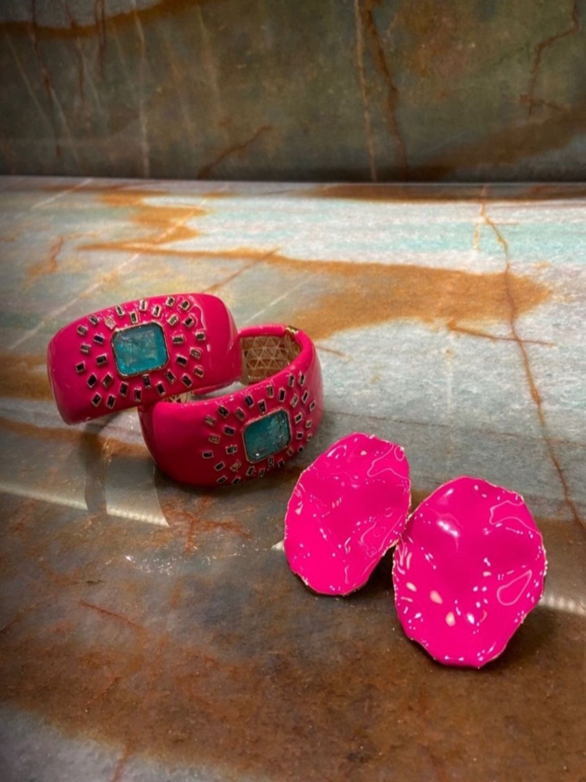 Pink Egypt Earring
