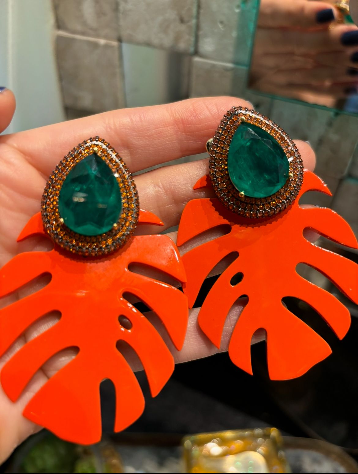 Adão Fusion Horn Earring
