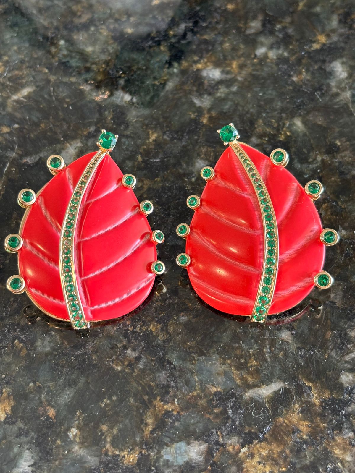 Brinco Folha Coral