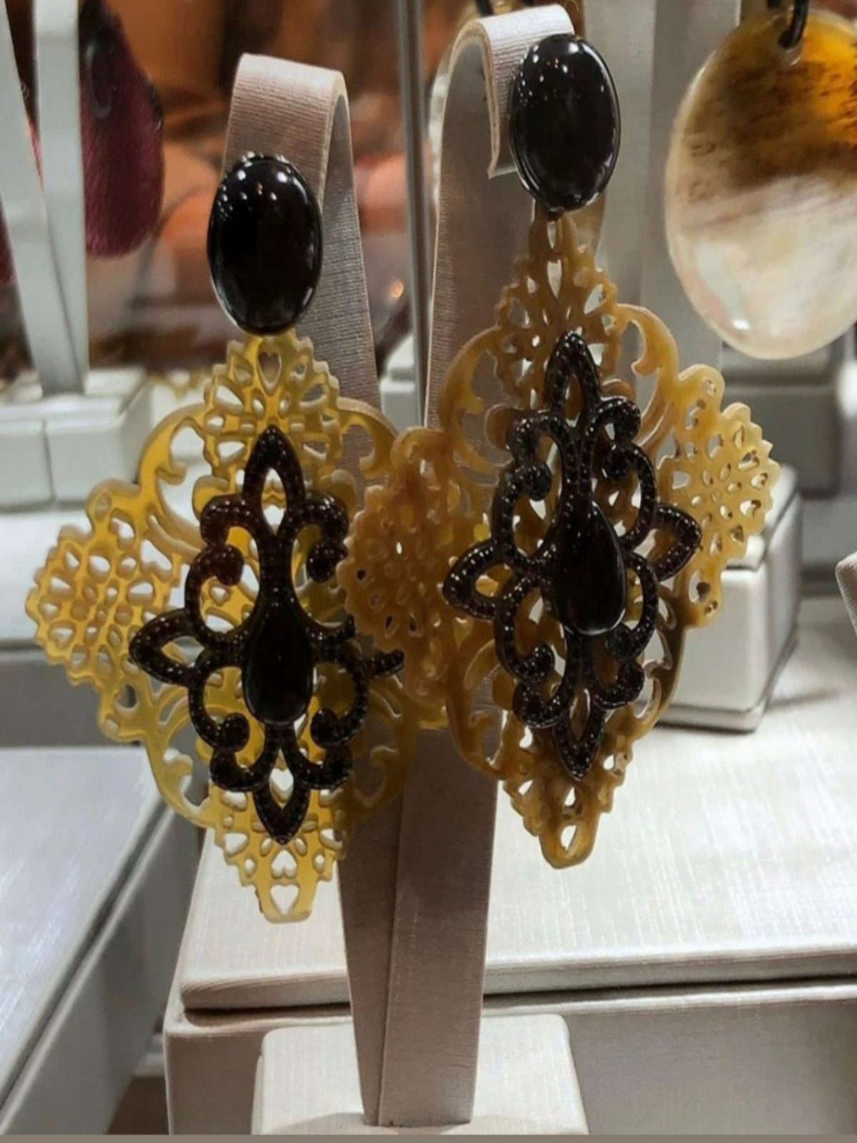 Horn Drop Earring